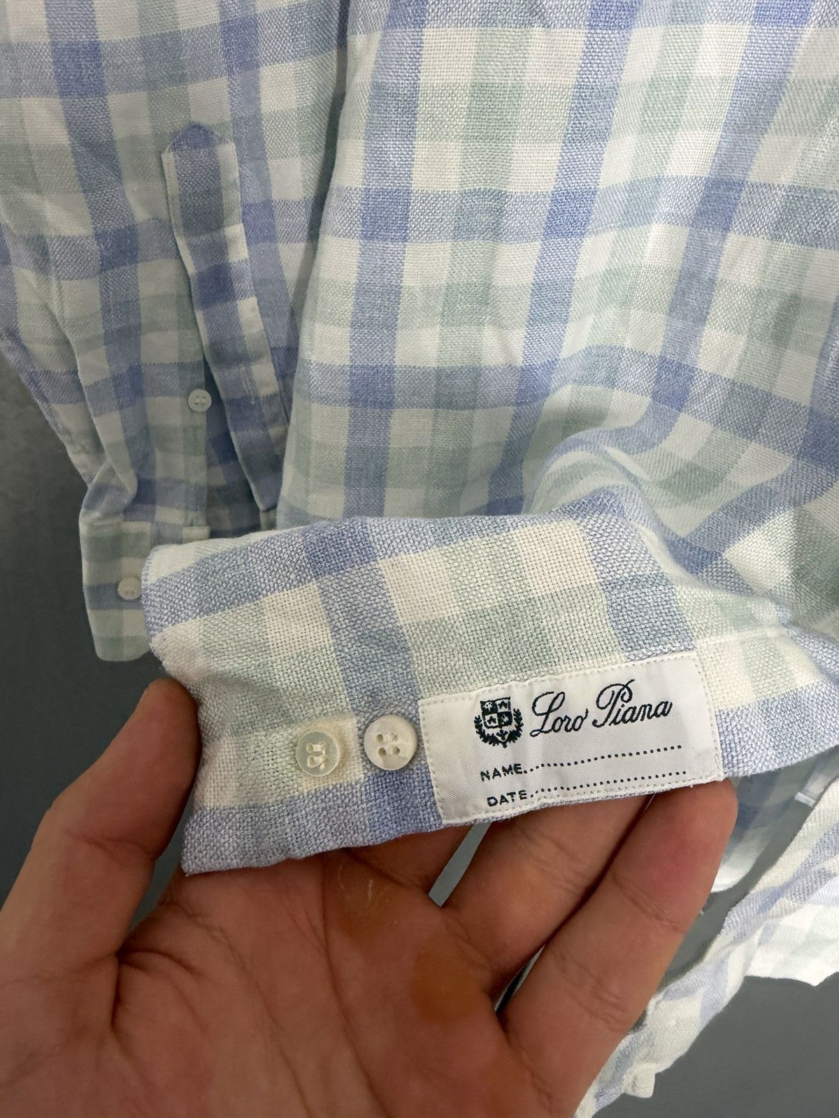 Loro Piana Loro Piana Linen Shirt Size US XXL / EU 58 / 5 - 7 Thumbnail