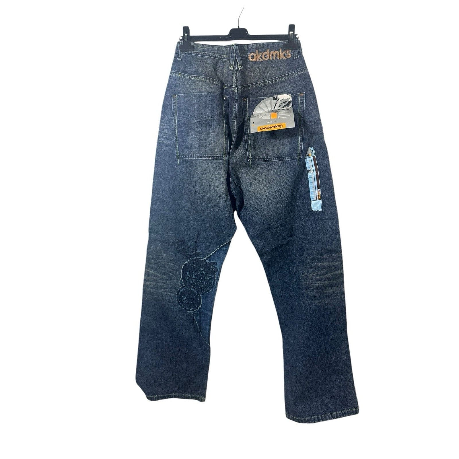 Akademiks Vintage Akademiks Jeans Mens Size 34 Blue Denim Baggy Wide L Size US 34 / EU 50 - 3 Thumbnail