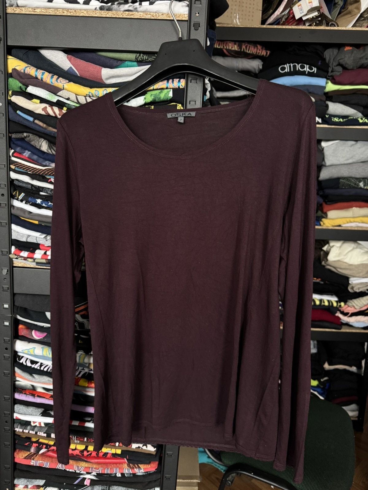 Japanese Brand × OSKA × Vintage OSKA WMNS BLOUSE LONGSLEEVE SIZE: 2 Size XS / US 0-2 / IT 36-38 - 3 Thumbnail