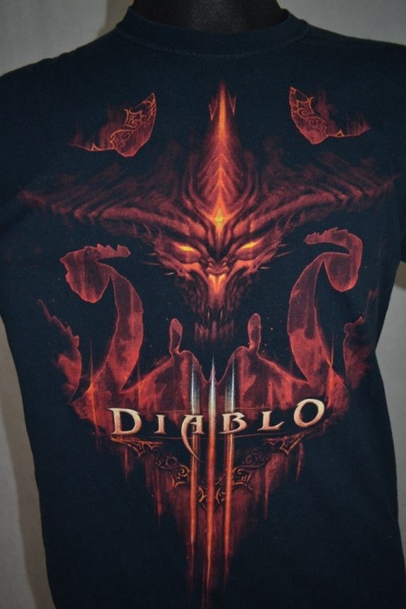 Microsoft × Vintage Vintage Diablo 3 Blizzard Official Merch tee Size US M / EU 48-50 / 2 - 4 Thumbnail