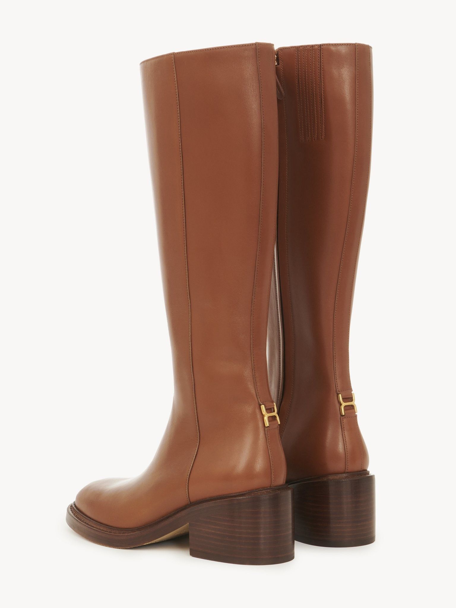 Chloe oc11z0525 Marcie Heeled Boots in Brown Size US 7 / IT 37 - 4 Thumbnail