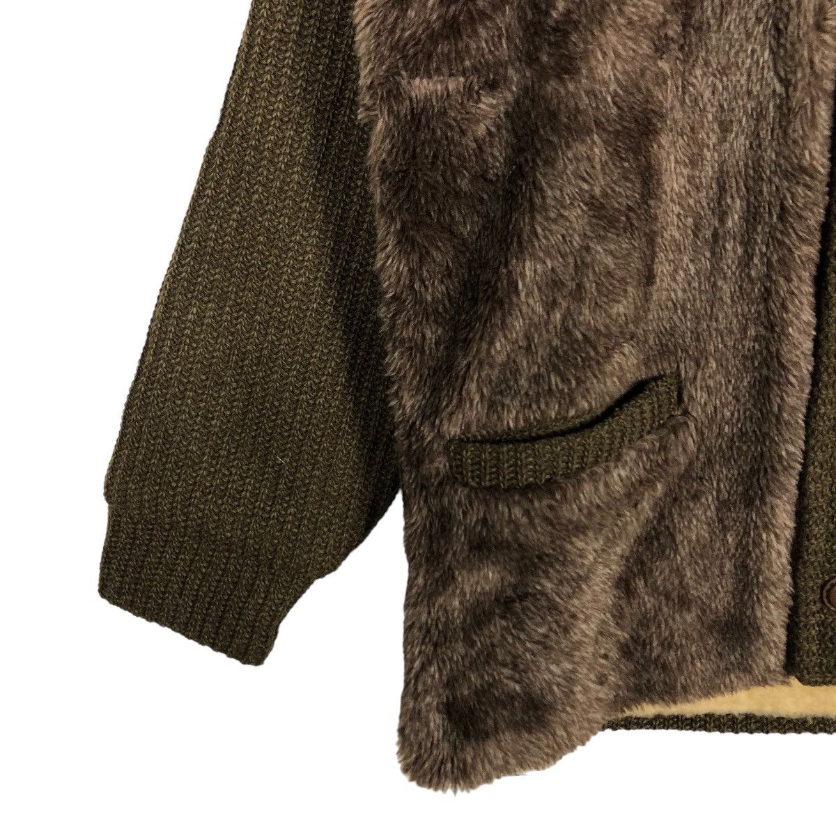 Japanese Brand 🔥90’s Issey Miyake Style Mink Fur Cardigan Jacket Size M / US 6-8 / IT 42-44 - 4 Thumbnail