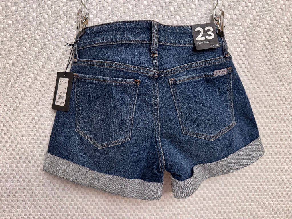 Joe's Joe's Jeans Mid-Rise Cuffed Denim Shorts XS Size 23" - 3 Thumbnail