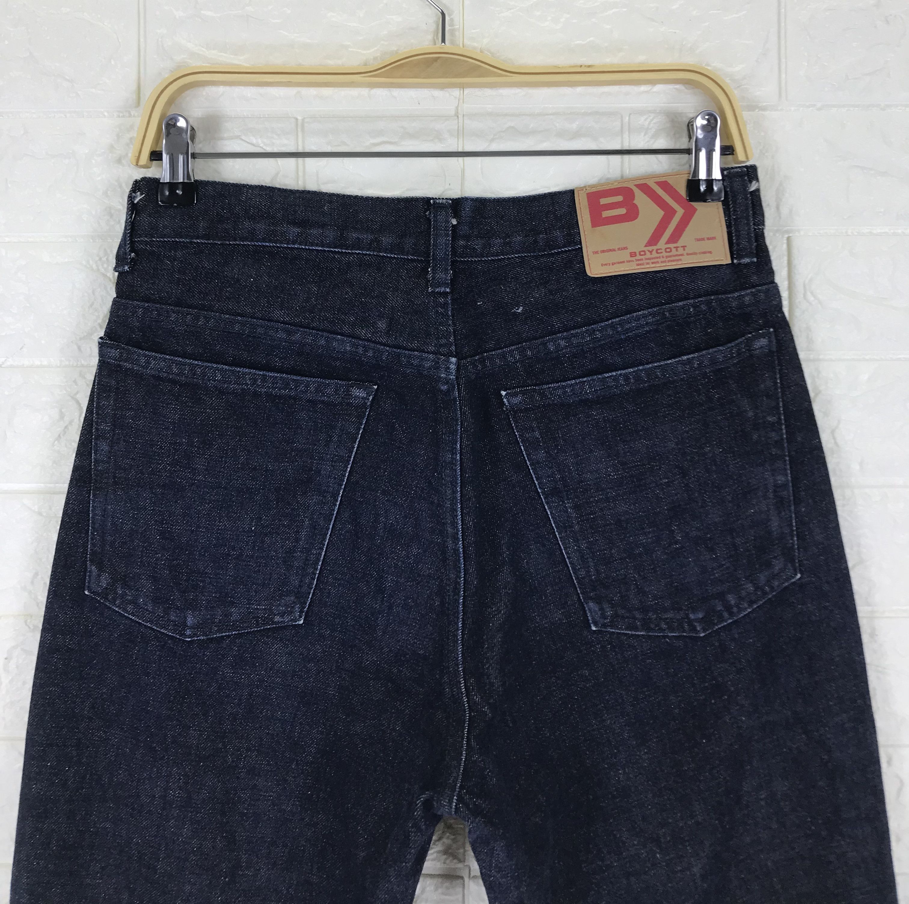 Boycott Vintage Boycott Japan Crazy Flare Blue Jeans Size US 30 / EU 46 - 6 Thumbnail