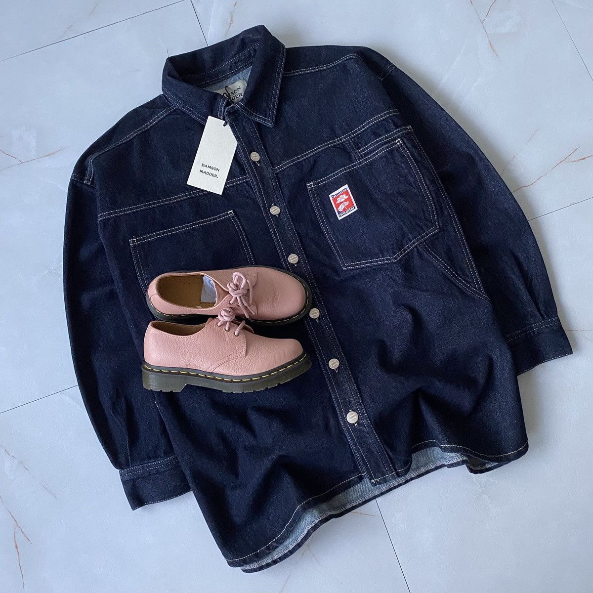 Other NOVA OVERSIZED DENIM JACKET DAMSON MADDER Size XL / US 12-14 / IT 48-50 - 2 Thumbnail