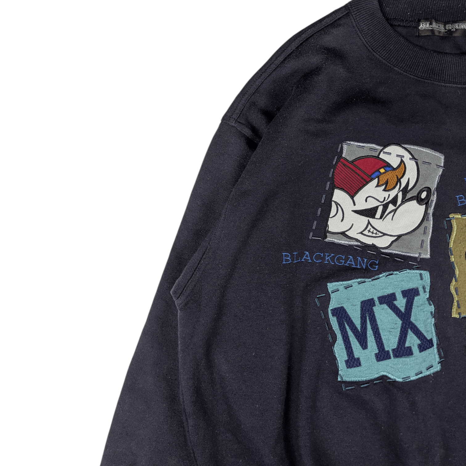 Japanese Brand BLACK GANG Big Image Cartoon Graphic Sweatshirt Size US L / EU 52-54 / 3 - 6 Thumbnail