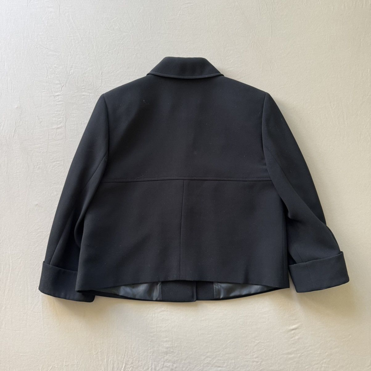 Elie Tahari Vintage Tahari Crop Blazer Size L / US 10 / IT 46 - 2 Thumbnail