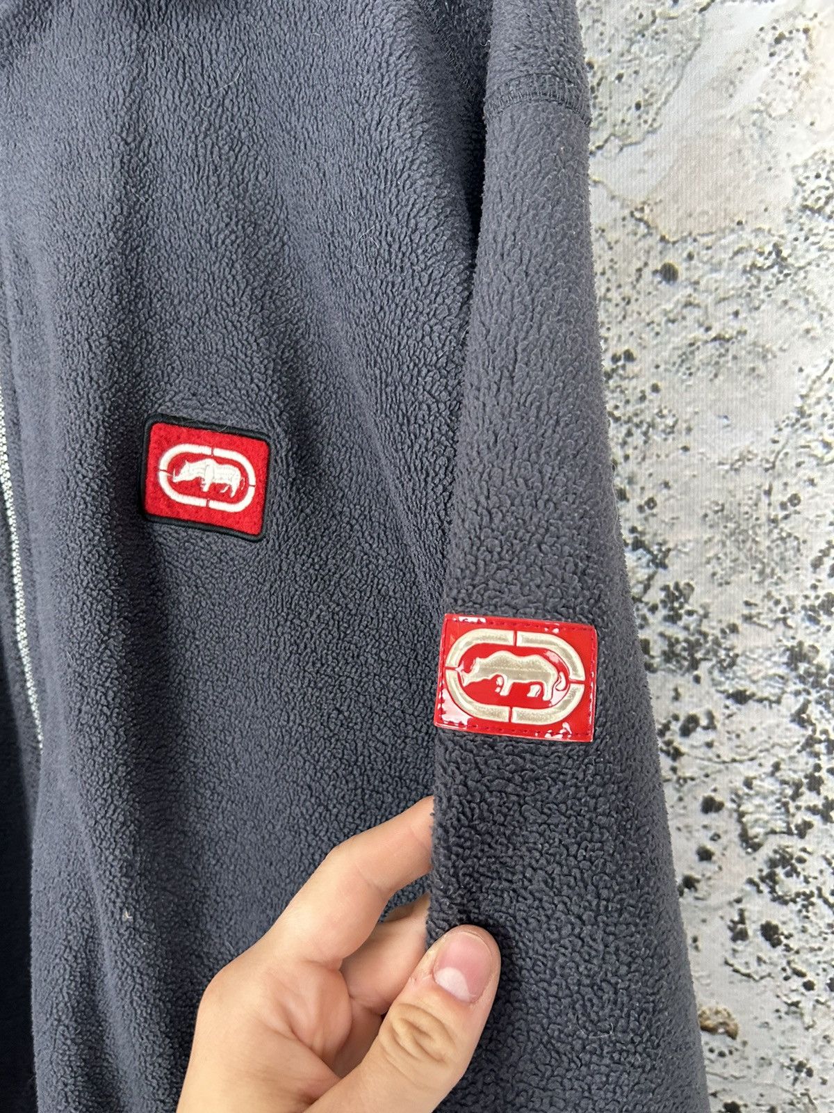Ecko Unltd. Vintage Ecko Unltd Rap Fleece Sweatshirt 90s Baggy Boxy Size US S / EU 44-46 / 1 - 4 Thumbnail