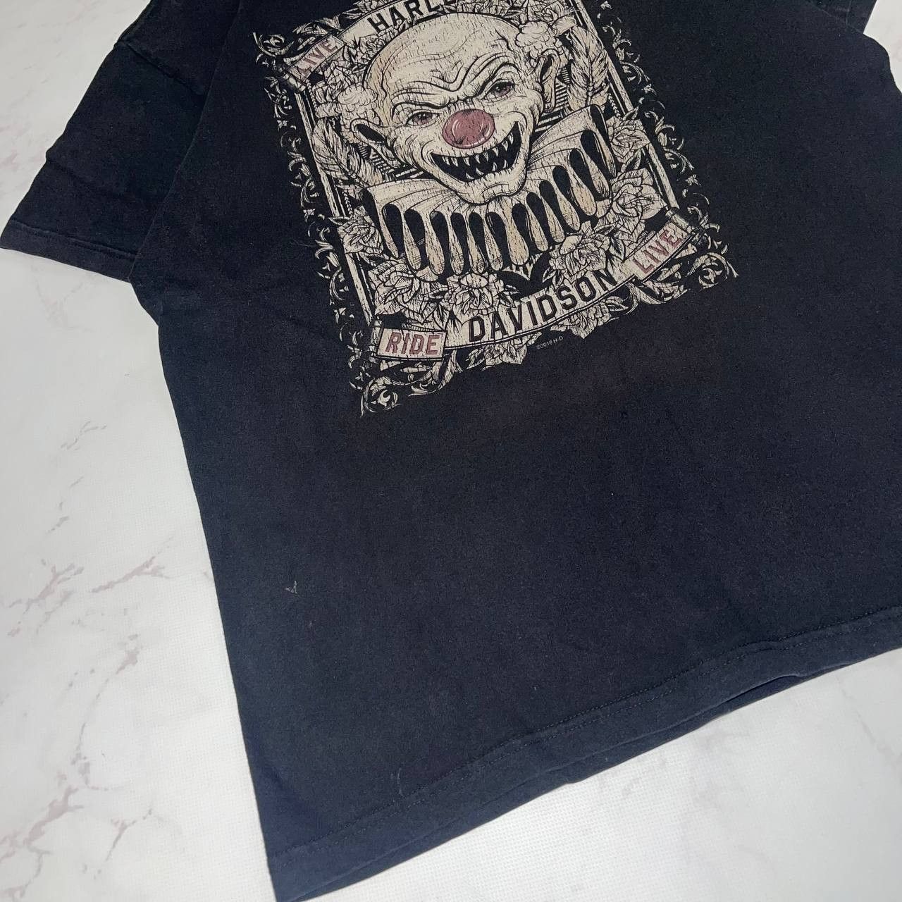 Harley Davidson Harley Davidson Evil Clown hirt Size L Black Motorcycle Size US L / EU 52-54 / 3 - 6 Thumbnail