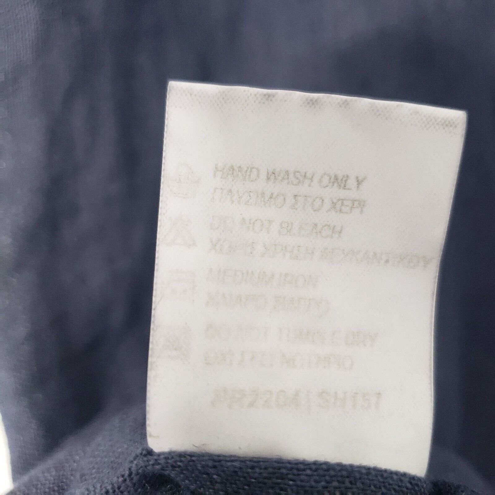 Designer NEW Athoa Athens Linen Shirt Mens Size Medium Night Blue Size M / US 6-8 / IT 42-44 - 8 Thumbnail