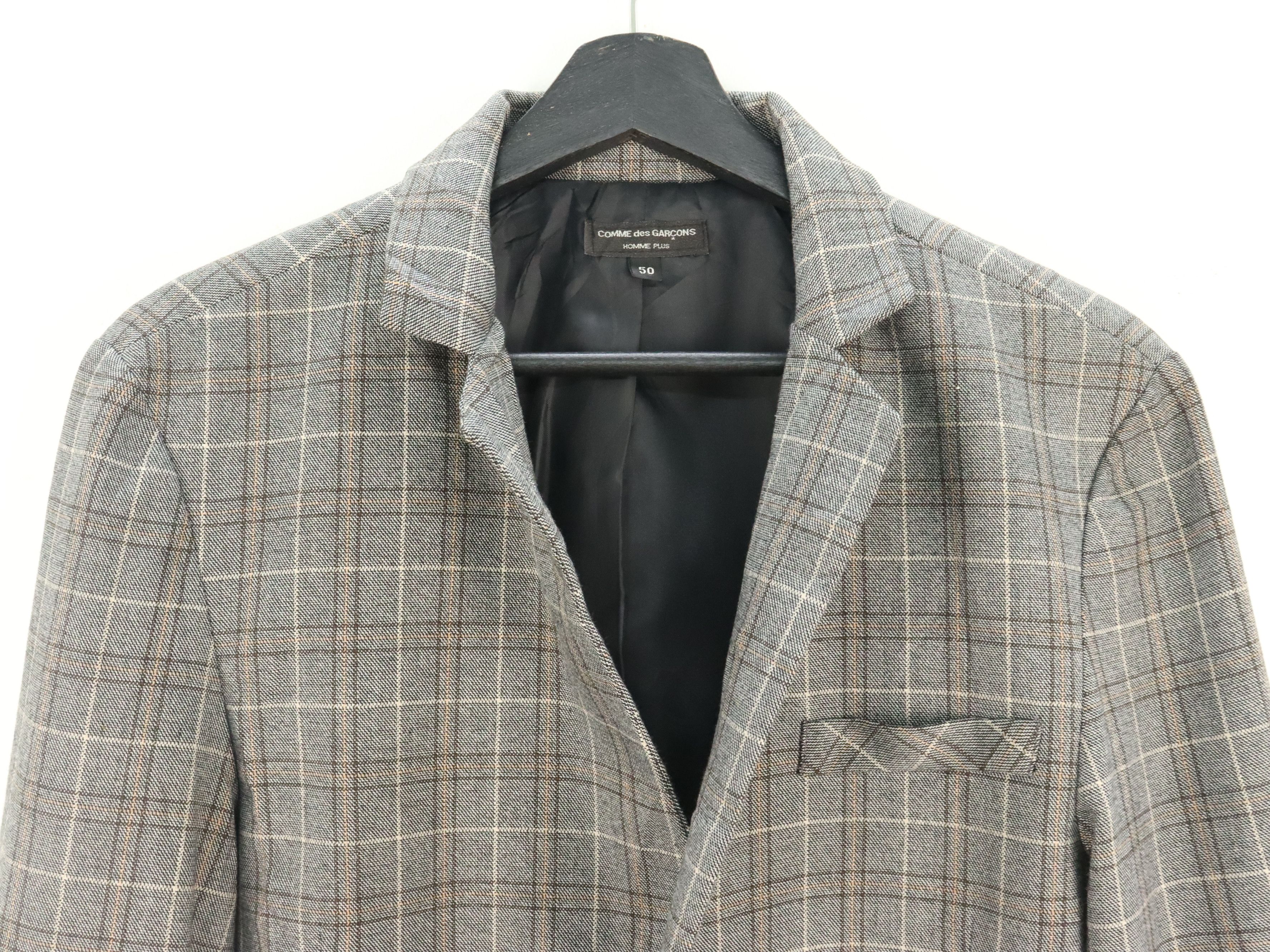 Comme des Garcons Comme Des Garcons Homme Plus Plaid Coat Jacket Size S / US 4 / IT 40 - 4 Thumbnail