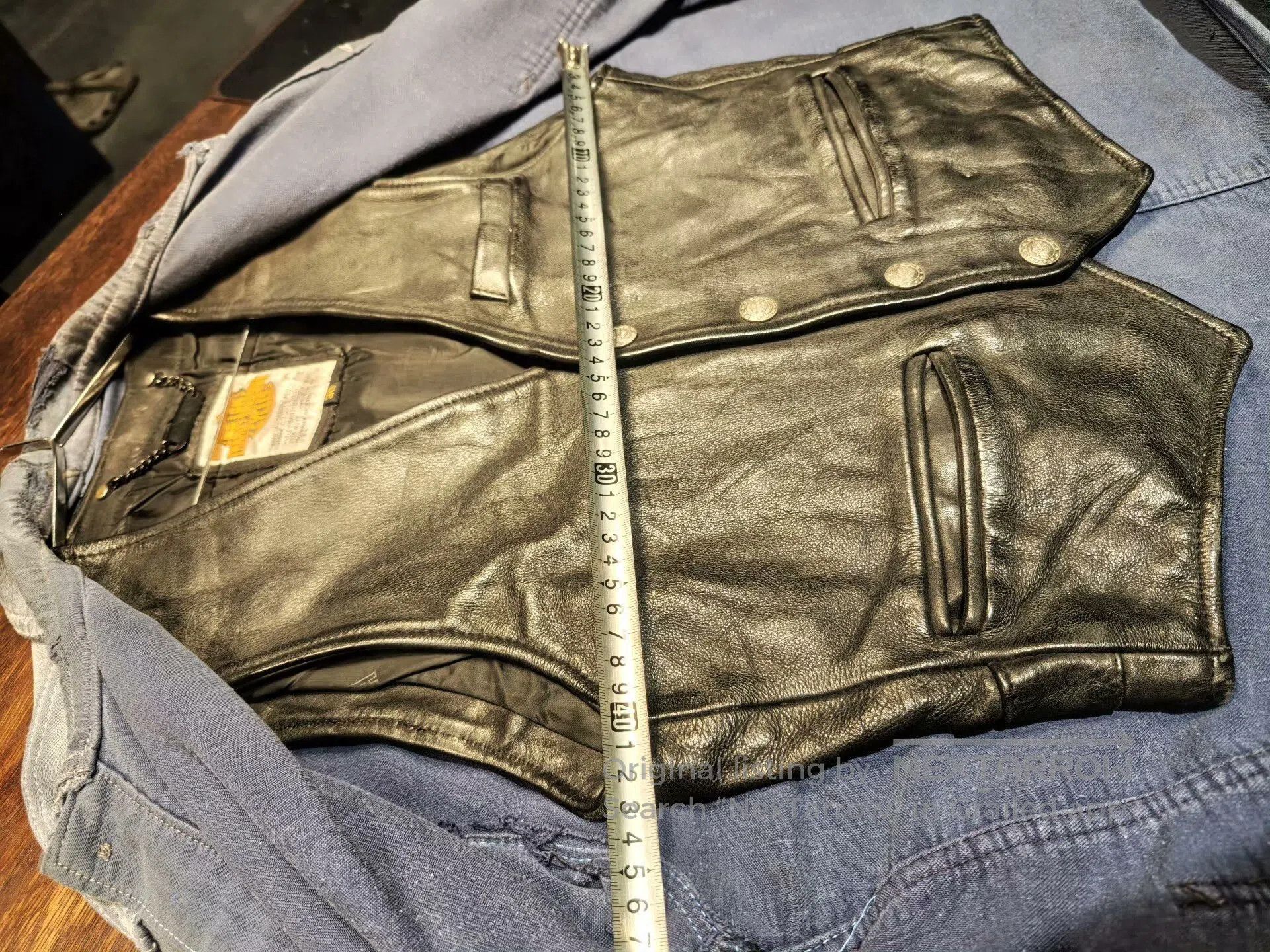 Harley Davidson Vintage Harley Davidson Leather Vest. Size US M / EU 48-50 / 2 - 9 Thumbnail