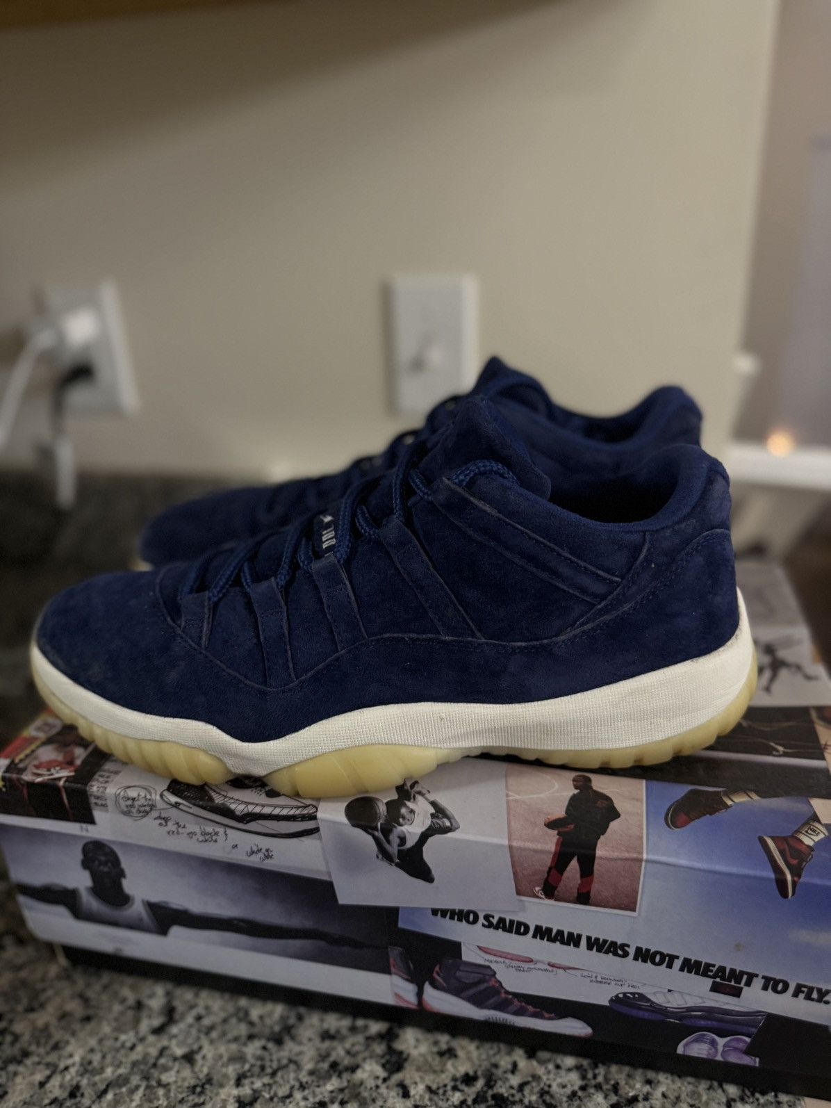 Jordan Brand × Nike 12 - Jordan 11 Retro Low RE2PECT Derek Jeter 2018 AV2187 441 Size US 12 / EU 45 - 5 Thumbnail