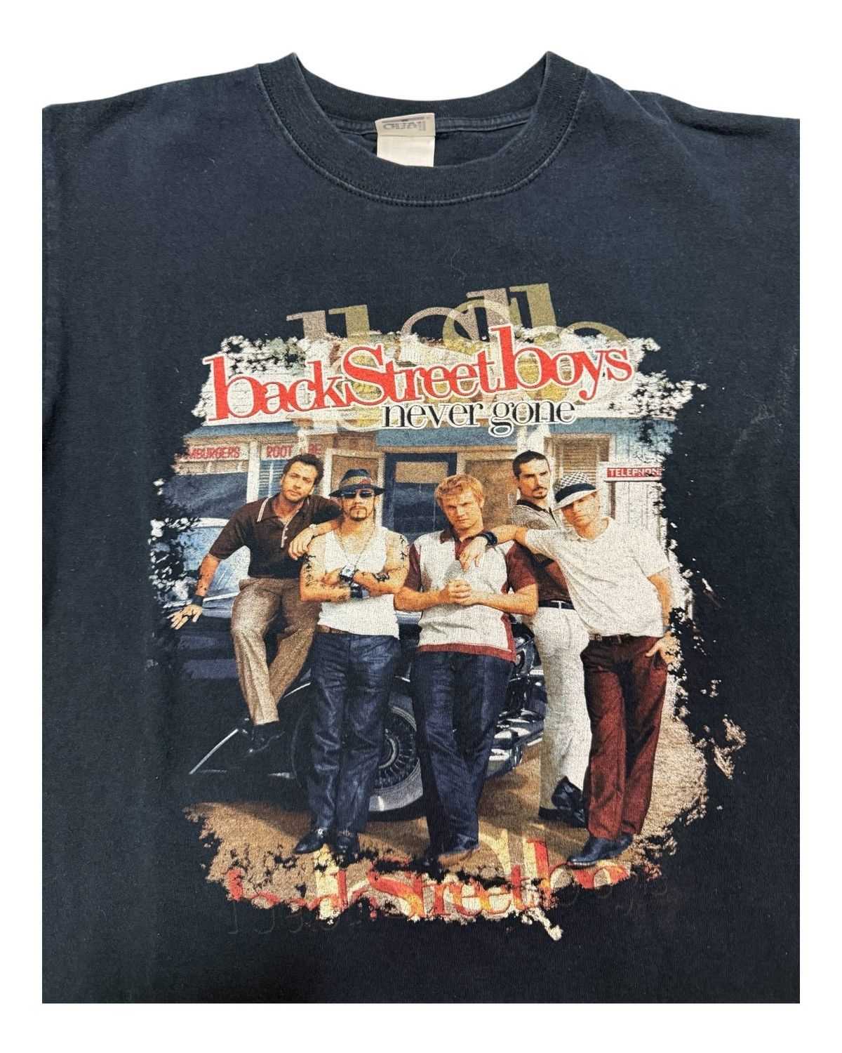 Band Tees × Vintage Vintage Back Street Boys Never Gone Tour Tee Size US M / EU 48-50 / 2 - 3 Thumbnail