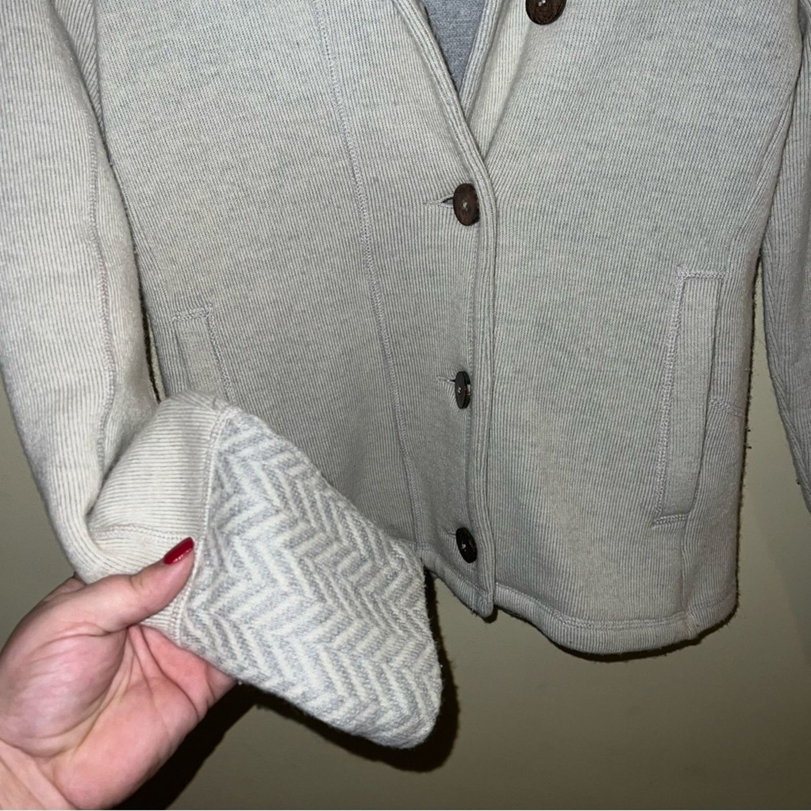 Prana PRANA wool blend collared cardigan XS Size XS / US 0-2 / IT 36-38 - 5 Thumbnail