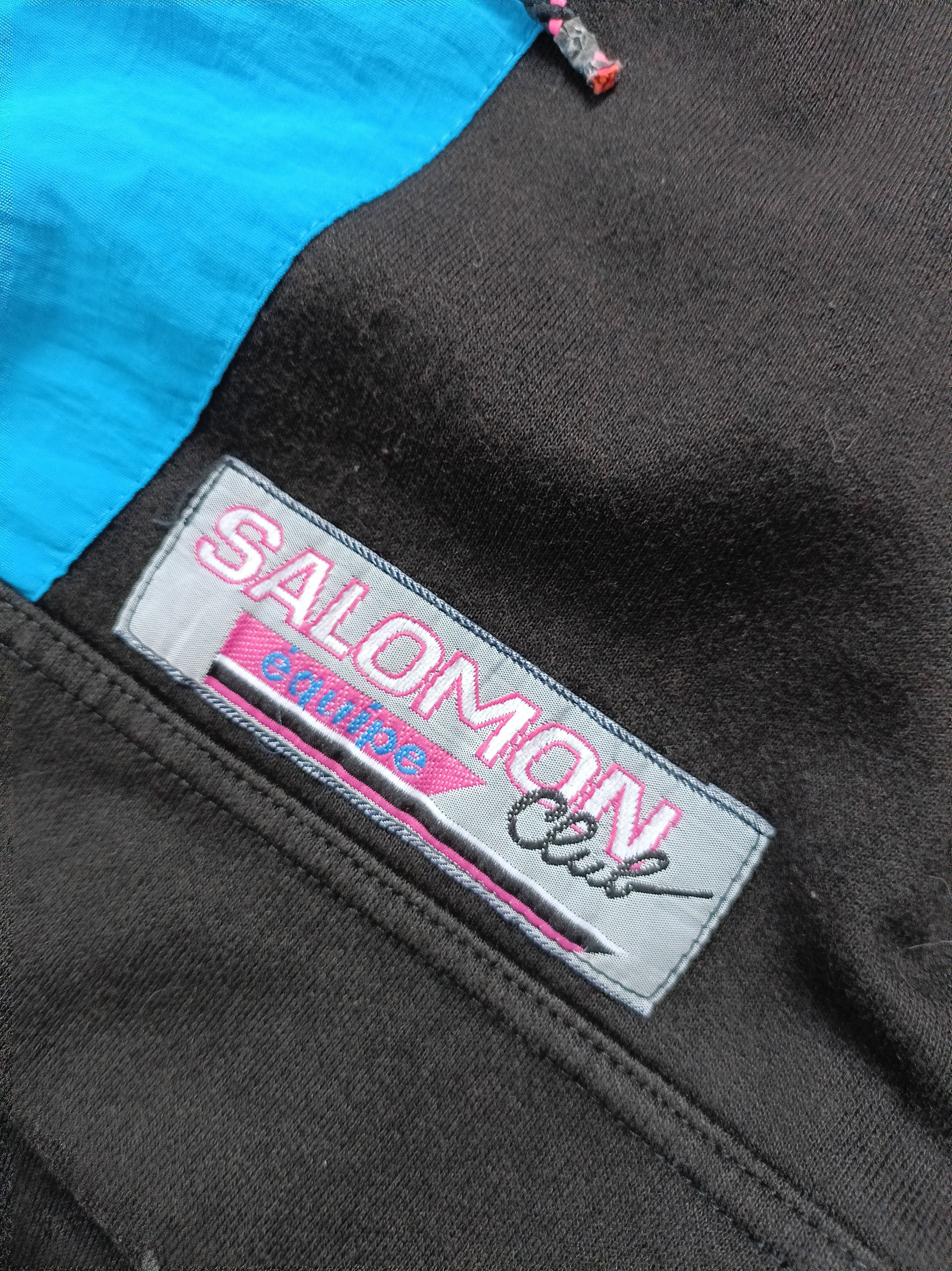 Salomon × Vintage Men's 1/2 Zip Cotton Sweatshirt ! Size US S / EU 44-46 / 1 - 5 Thumbnail