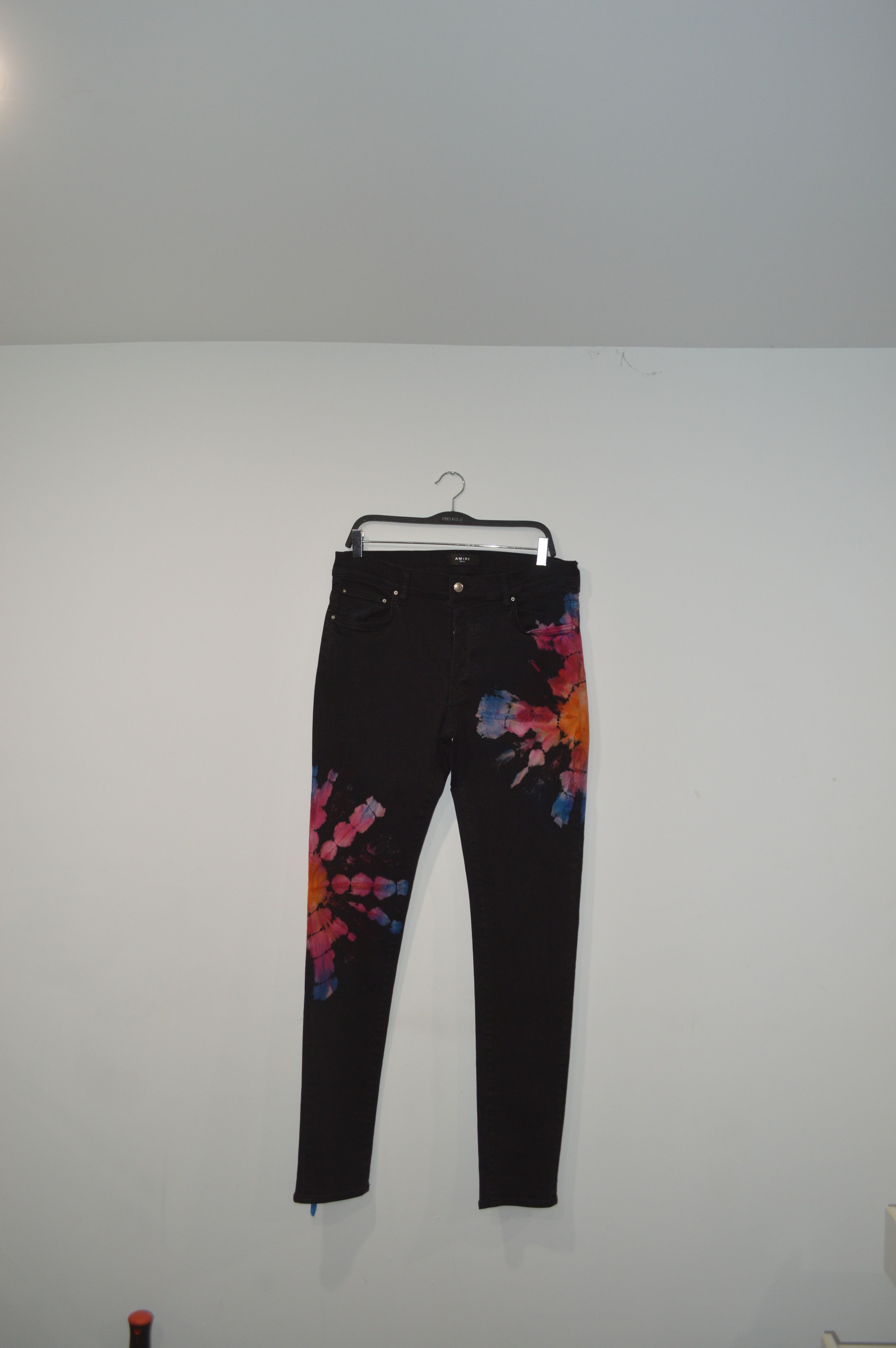 Amiri AMIRI (Tie Dye Reverse Black) Size US 34 / EU 50 - 3 Thumbnail