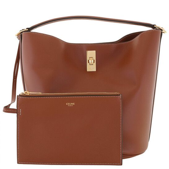 Celine o1w1db10326 197573CR4 Size : OS / Teen Bucket Bag in Brown Size ONE SIZE - 6 Thumbnail