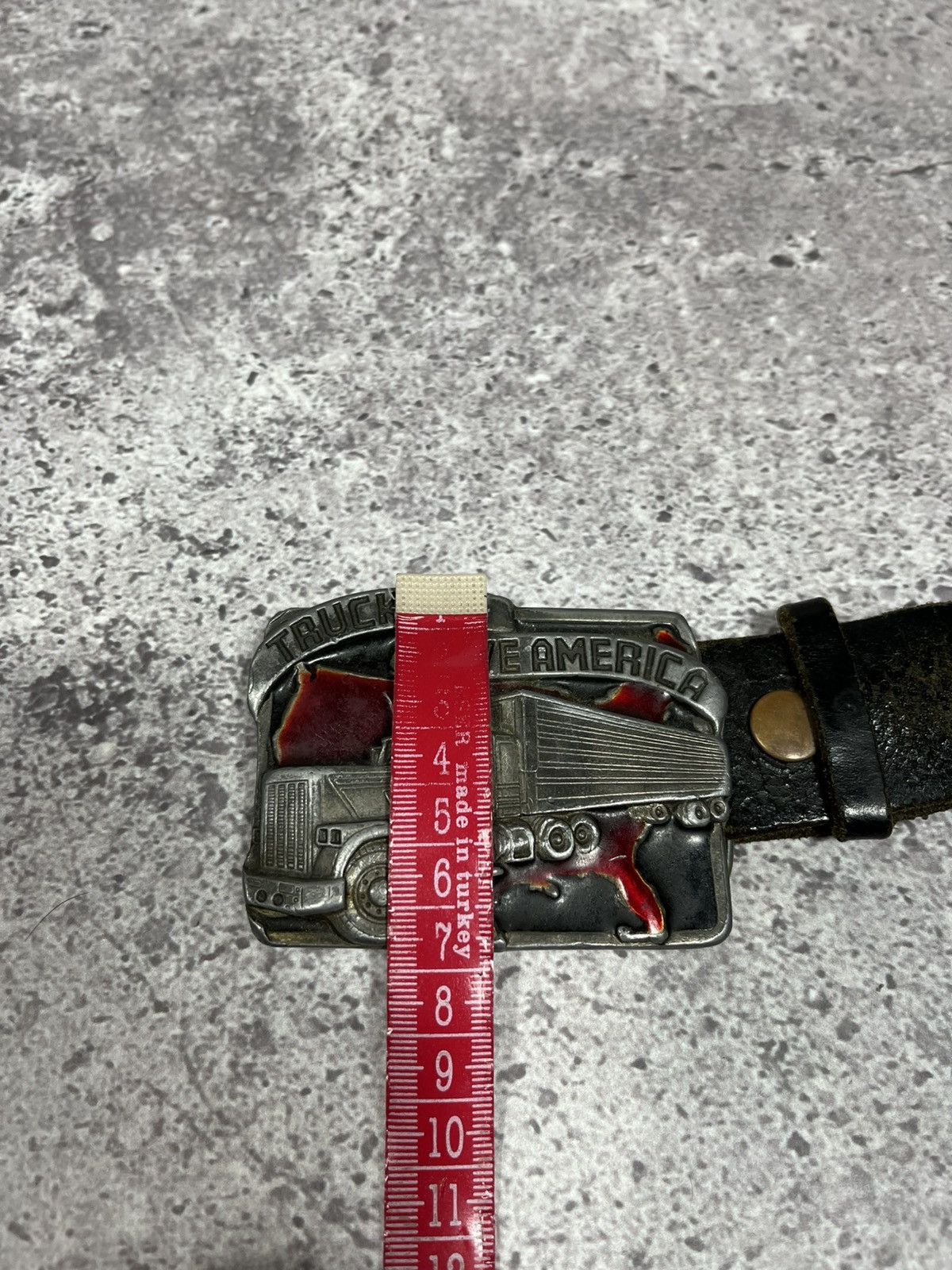 Harley Davidson Very rare! 1983 “Truckers move America” leather belt Size ONE SIZE - 10 Thumbnail