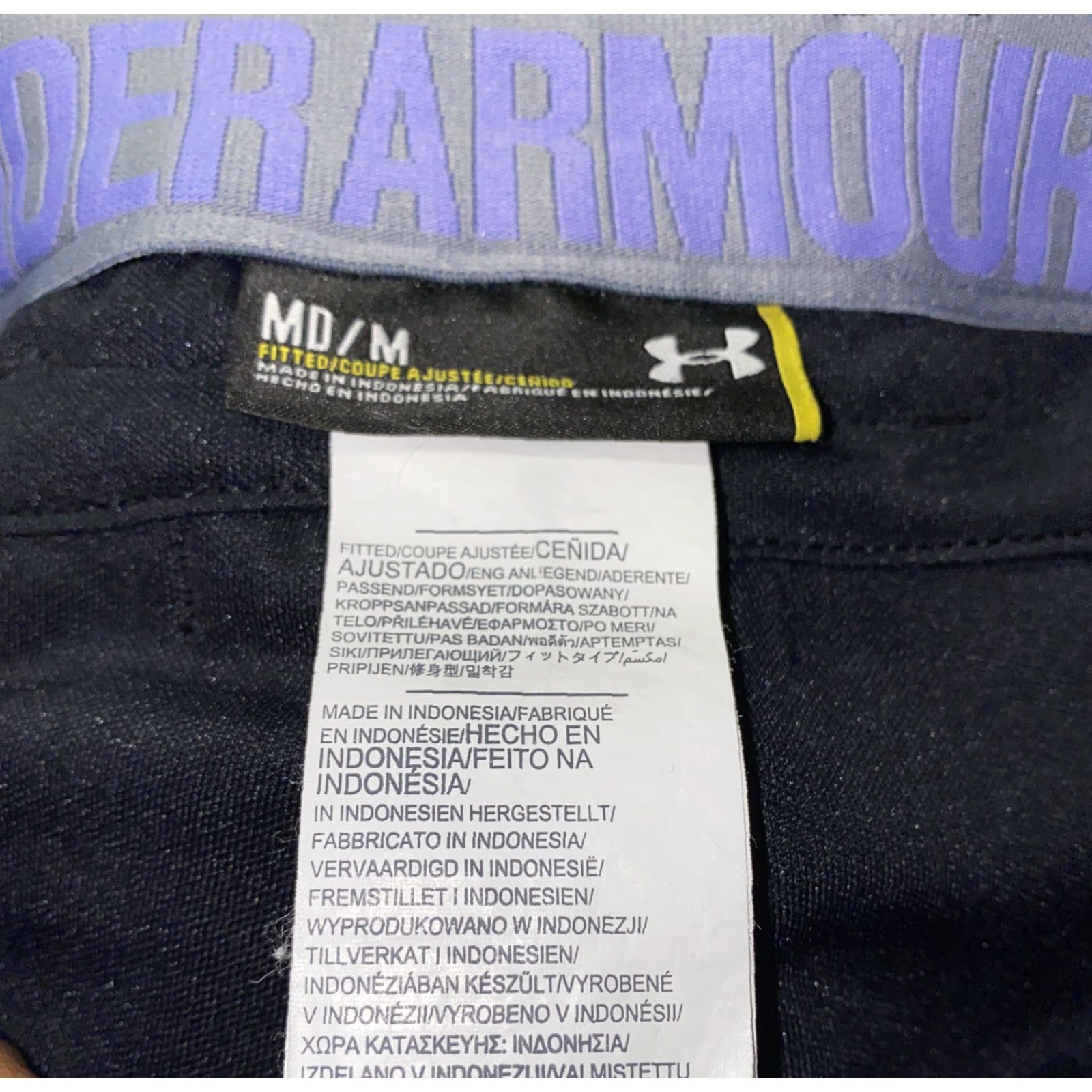 Under Armour Under Armour Womens Black Polyester Golf Capris Size M(Actual 30 X 21) Size ONE SIZE - 5 Thumbnail