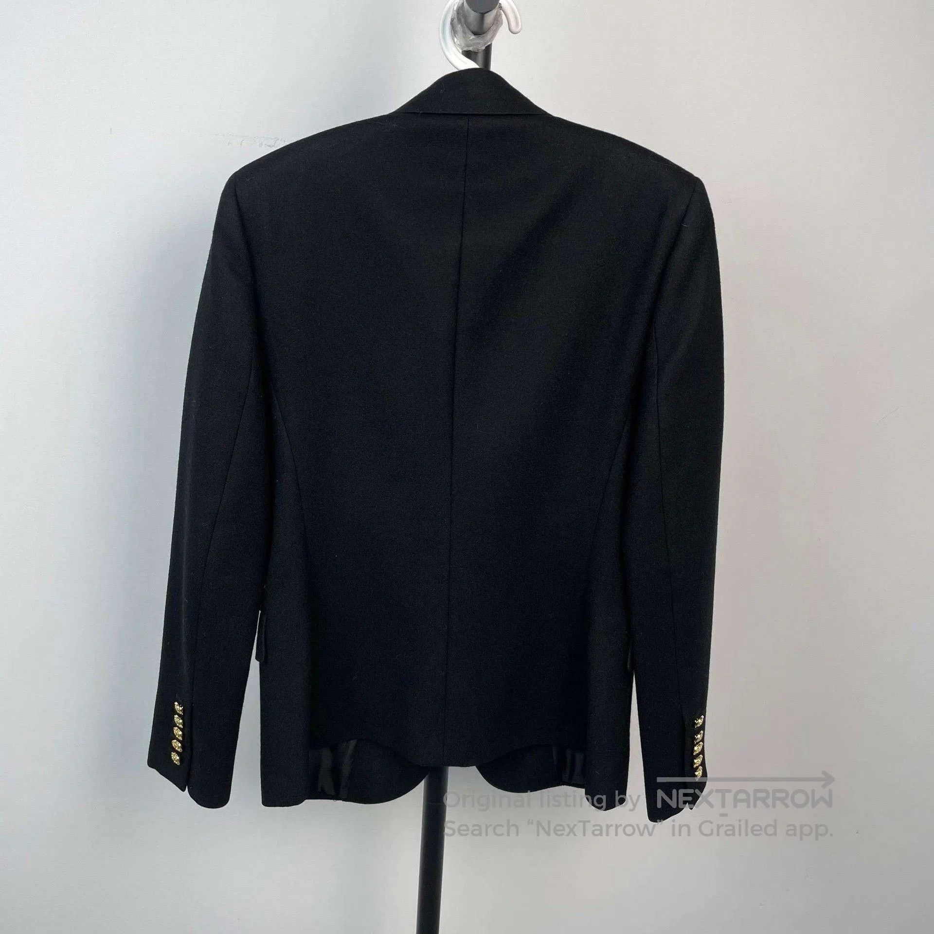 Saint Laurent Paris Saint Laurent Black Wool/Silk Blazer. Size US M / EU 48-50 / 2 - 6 Thumbnail
