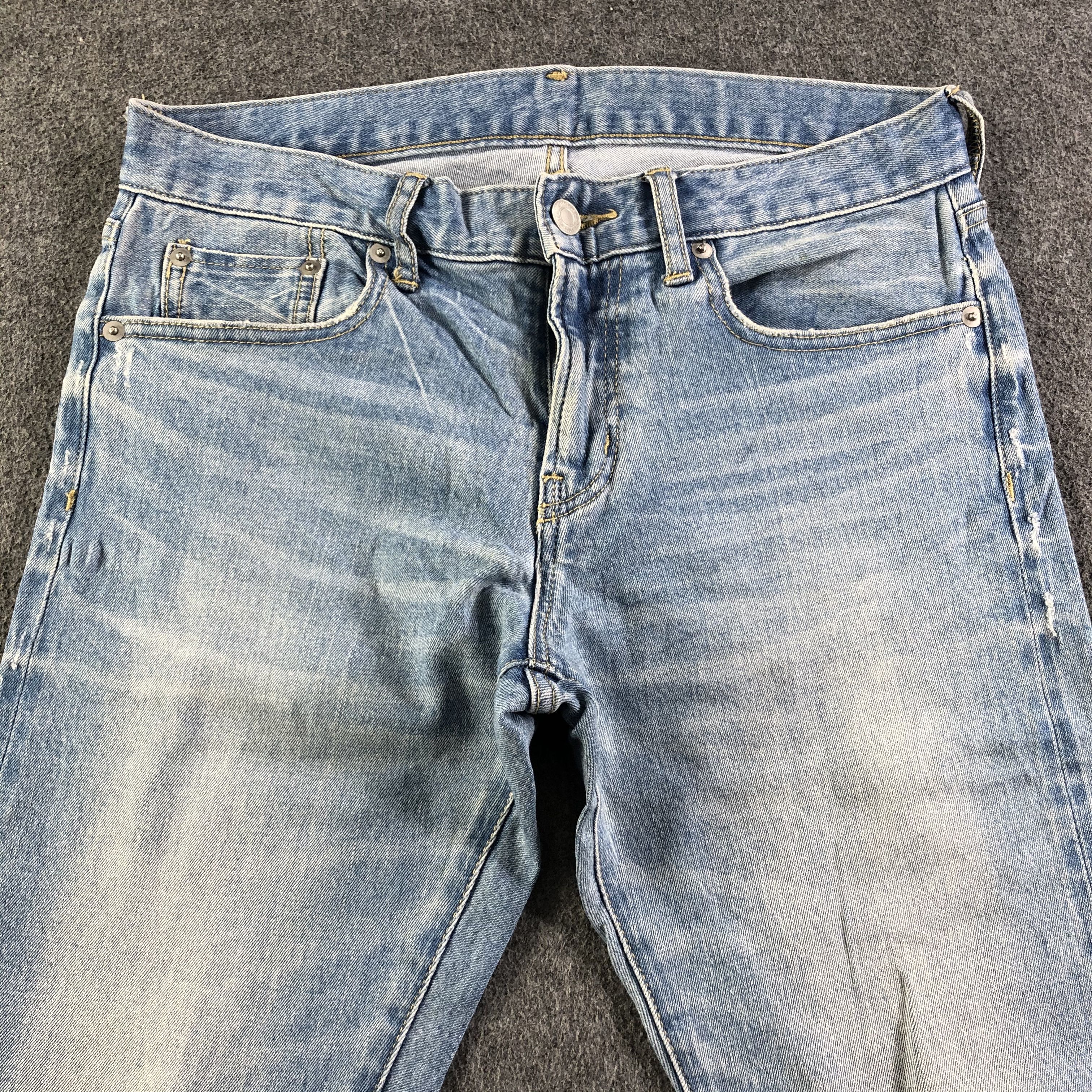 Japanese Brand × Vintage Vintage Japan Selvedge Slim Jeans-J2946 Size US 31 - 3 Thumbnail