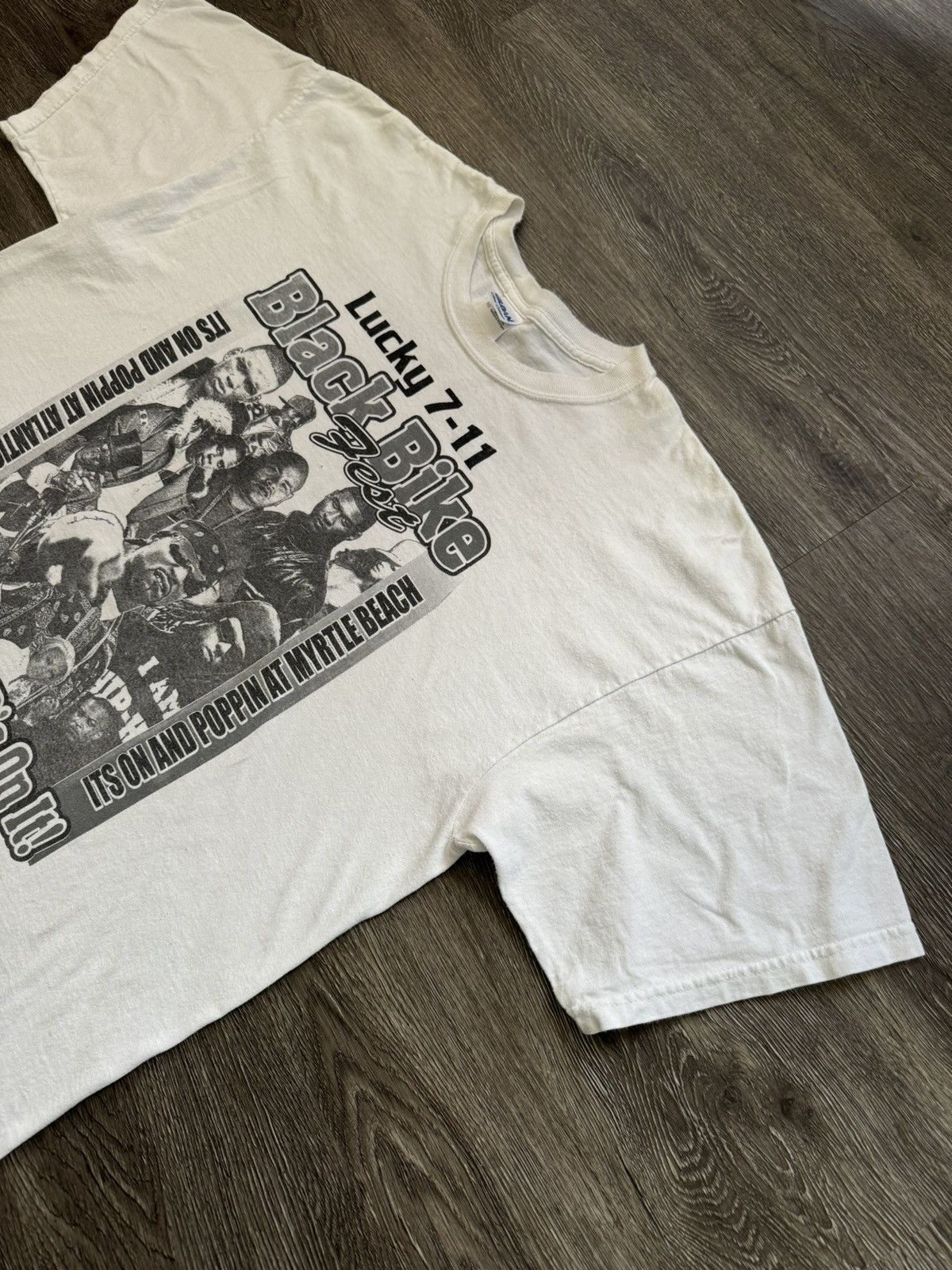 Rap Tees VTG 2007 Black Bike Fest Rap Tee Jay Z Soulja Boy Fat Joe Size US XL / EU 56 / 4 - 4 Thumbnail