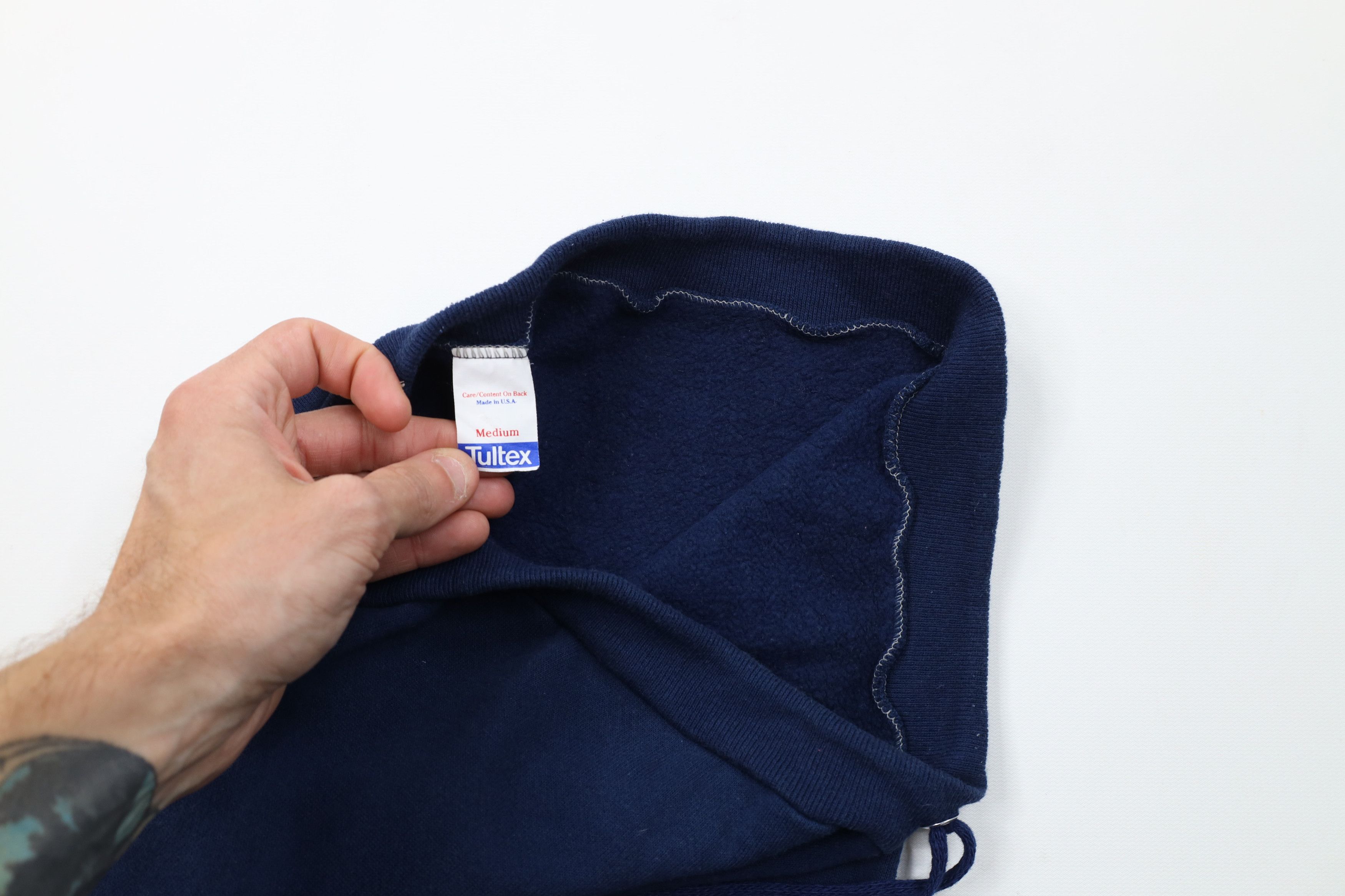 Vintage Vintage 70s 80s Streetwear Sweatpants Joggers Navy Blue USA Size US 34 / EU 50 - 8 Thumbnail