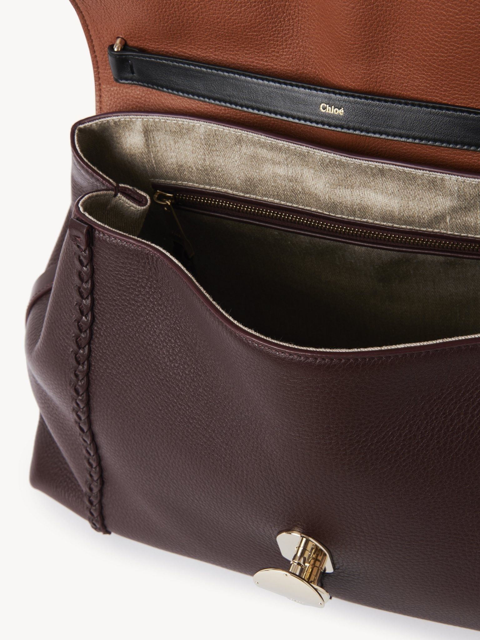 Chloe o1loc1c1224 Size: OS / CHC24 Penelope Large Bag Deep Violin Size ONE SIZE - 5 Thumbnail