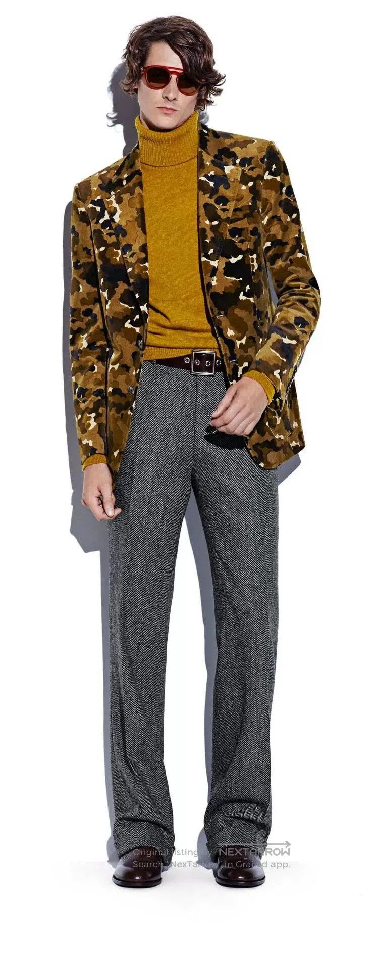 Tom Ford Tom Ford Velvet Camouflage Jacket. Size L / US 10 / IT 46 - 9 Thumbnail