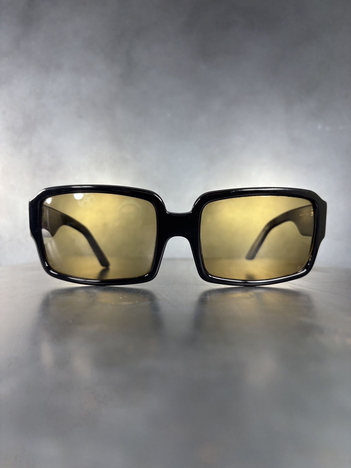 Prada PRADA Sunglasses SPR 03E 1AB 1A1 Vintage 90s Y2K Black 
