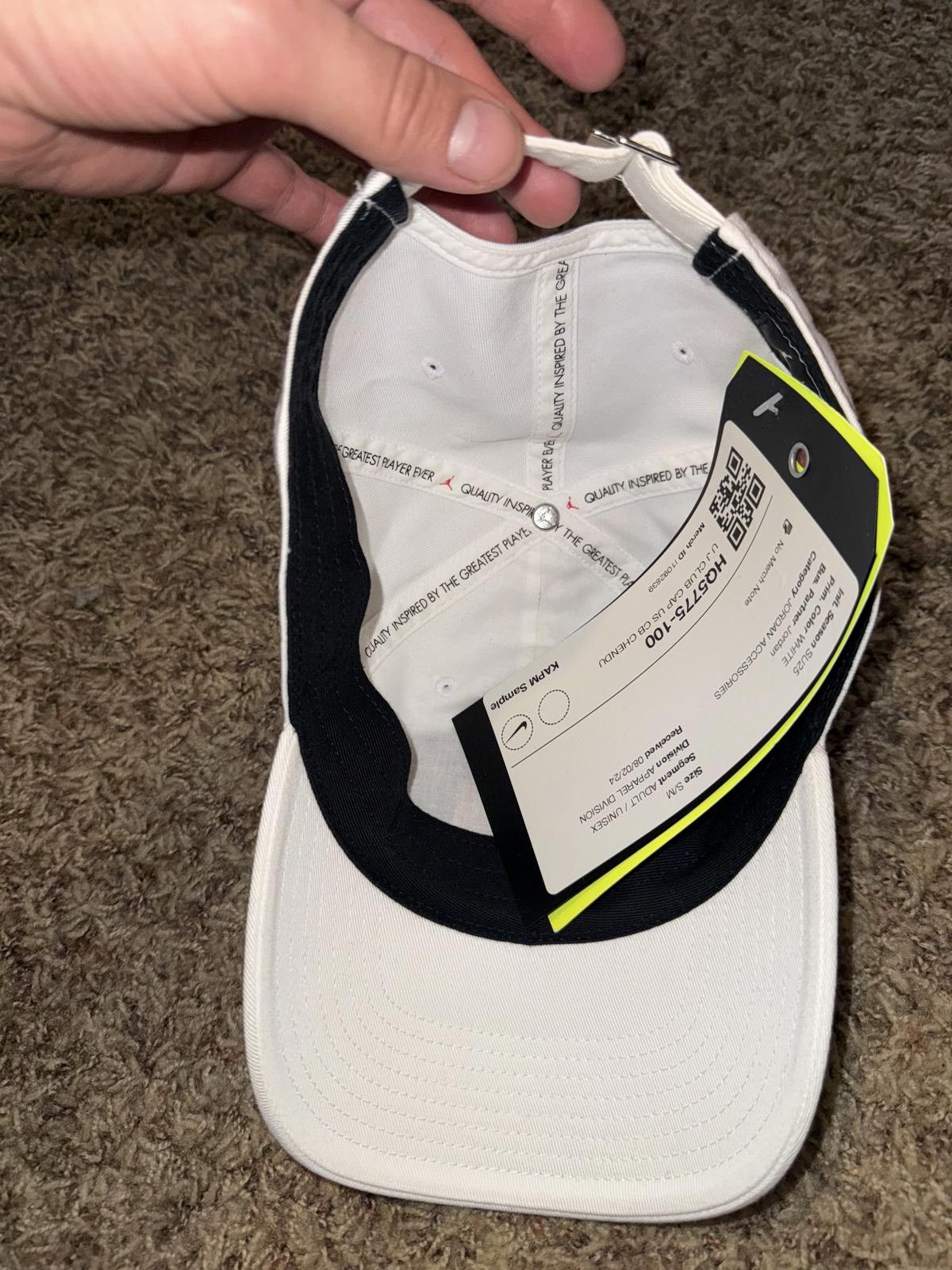 Nike UNRELEASED Air Jordan China Chengdu Club Hat Sample Size ONE SIZE - 6 Thumbnail