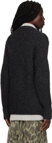 Our Legacy Our Legacy Thick wool sweater coat Size US XXS / EU 40 - 2 Thumbnail