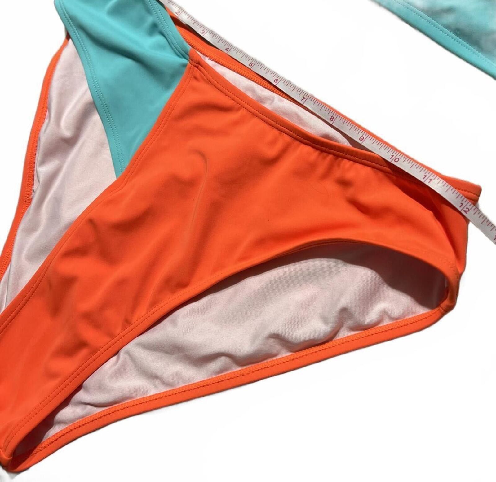 Other Cupshe Two-Tone One-Shoulder High-Waisted Bikini Set L Size ONE SIZE - 5 Thumbnail