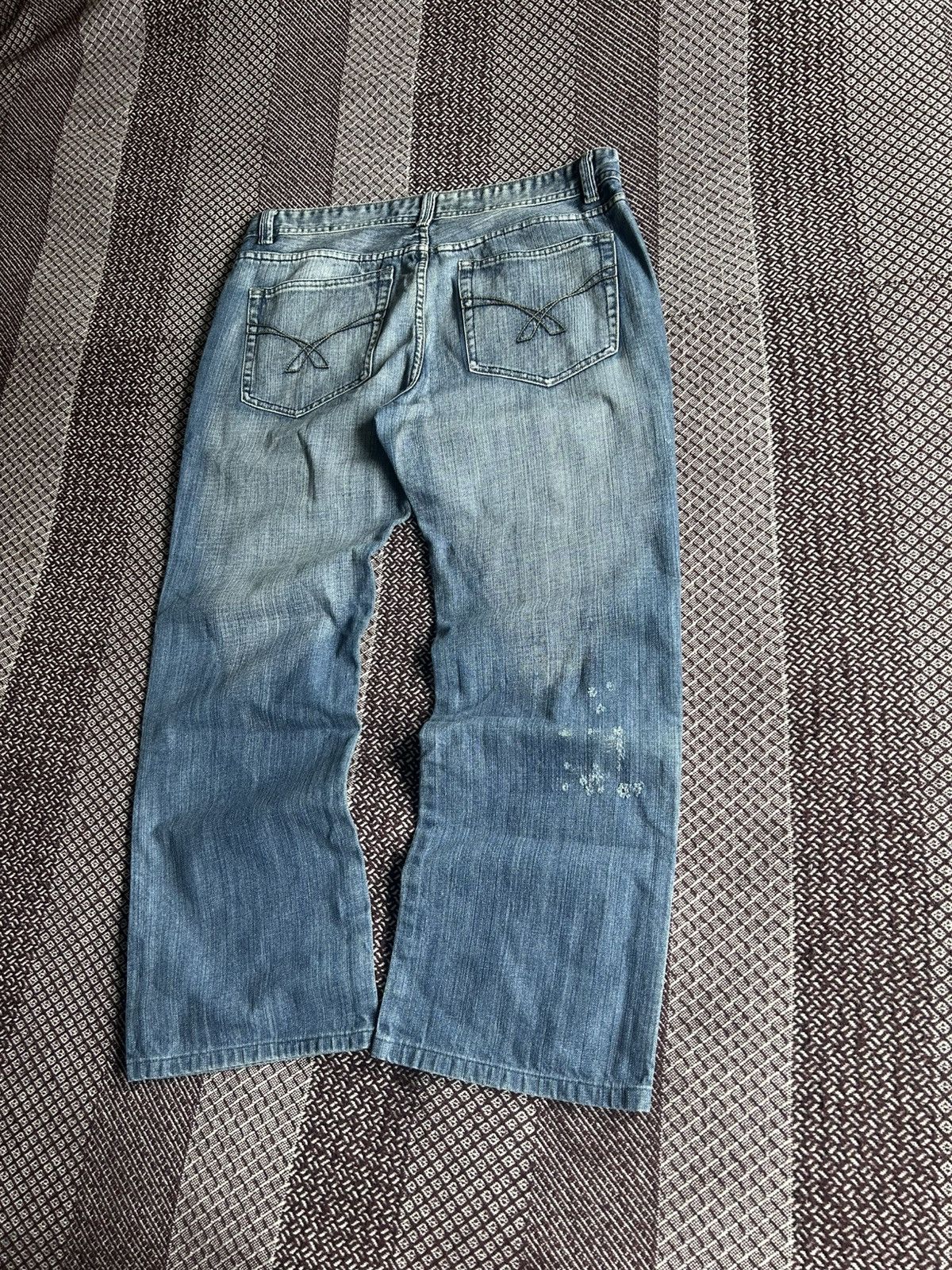 Vintage Vintage Smog Distressed Denim Jeans Baggy Faded Streetwear Size US 36 / EU 52 - 2 Thumbnail
