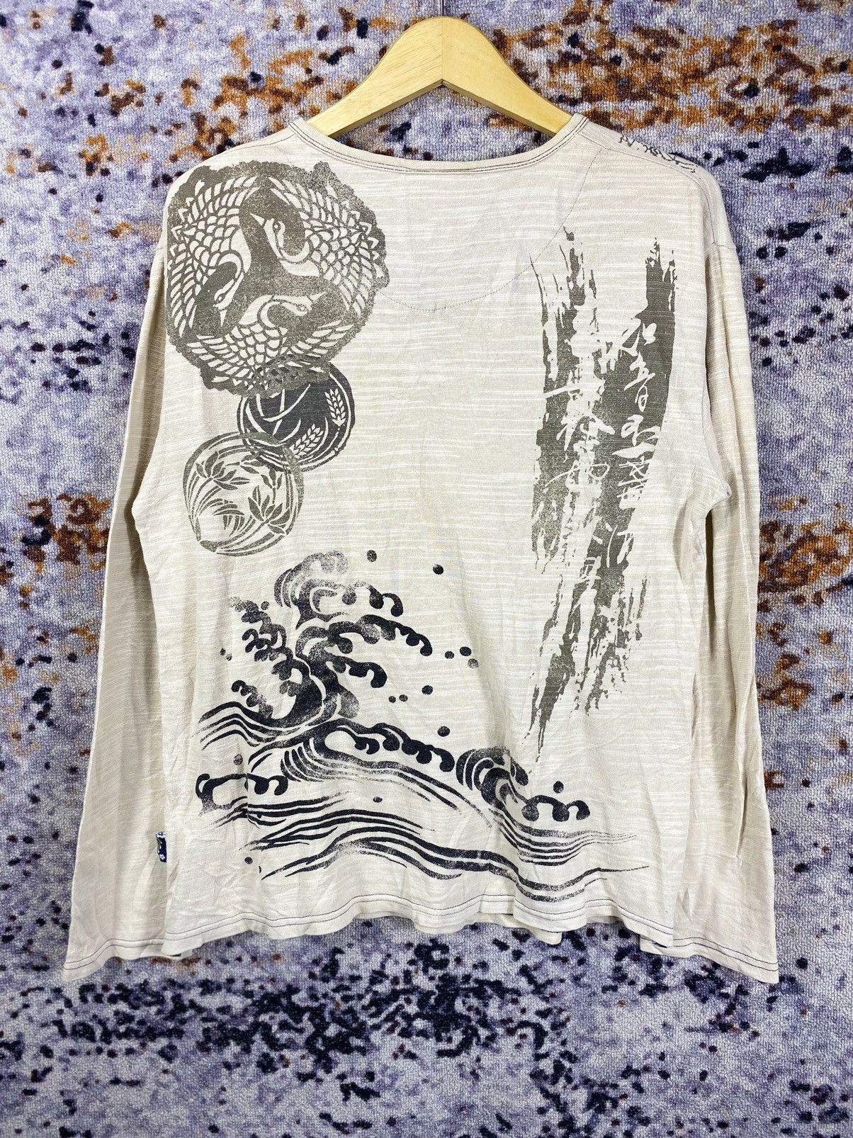 Japanese Brand DIVINE RETRIBUTION SUKAJAN JPN L/S Size US XL / EU 56 / 4 - 2 Thumbnail