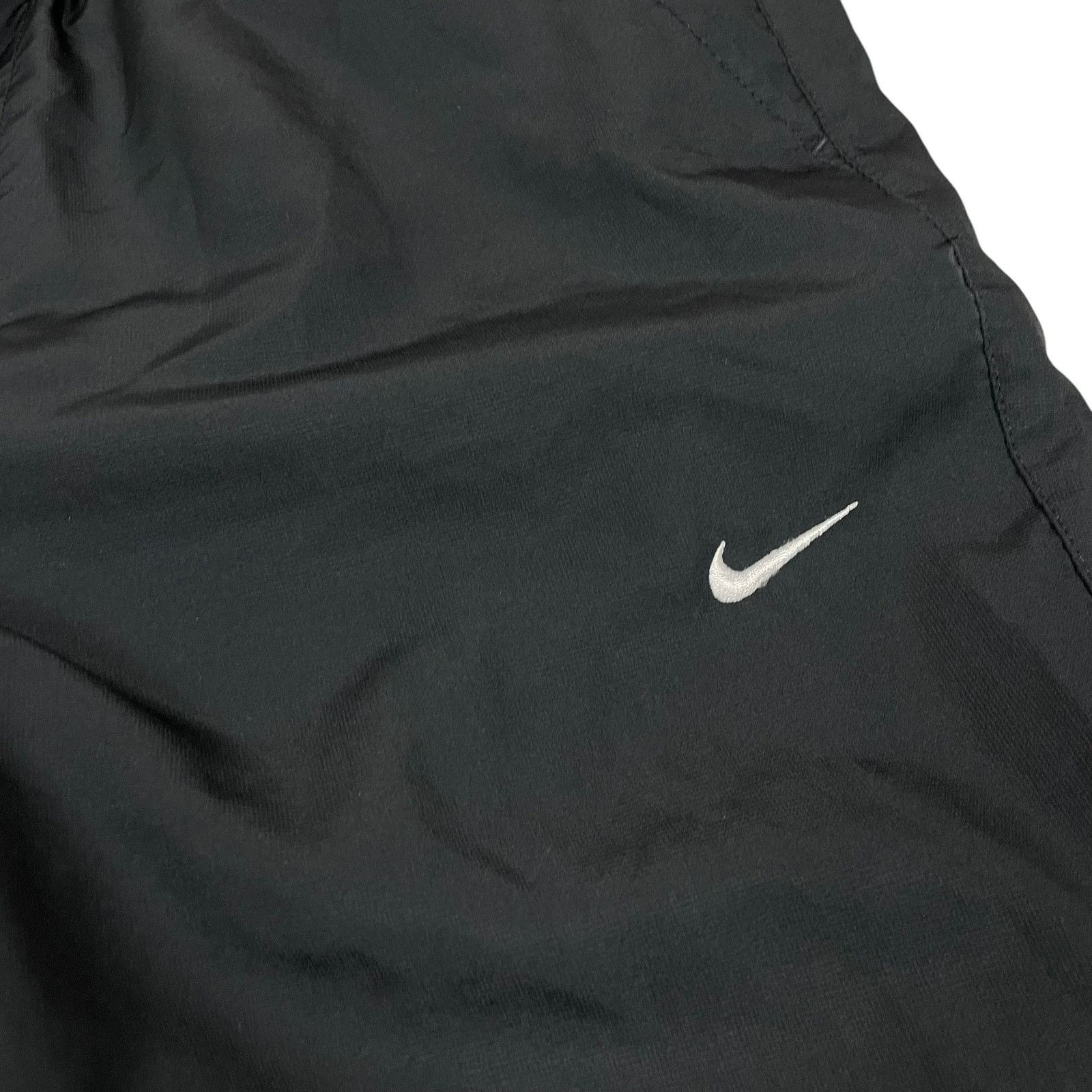 Nike × Vintage Nike Men's Black Solo Swoosh High-Rise Straight Track Pant M Size US 30 / EU 46 - 3 Thumbnail