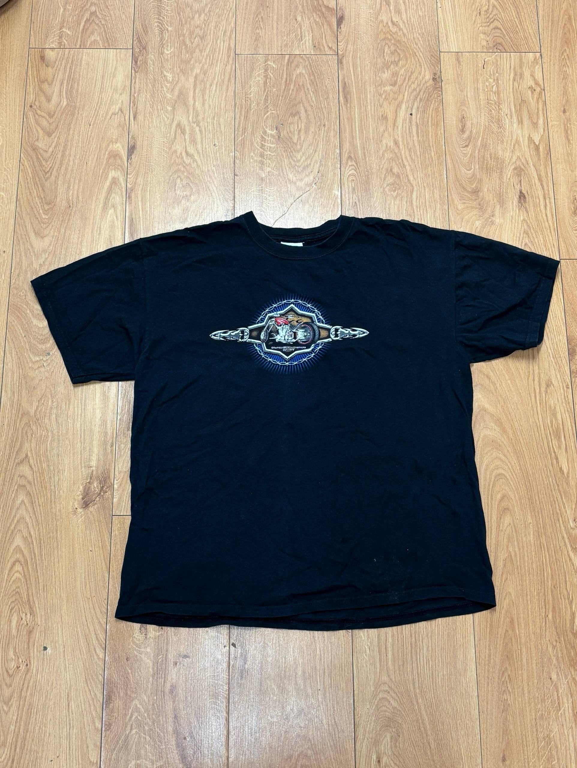 Vintage 👕 Orange County Choppers Vintage T-Shirt – Black Size US XL / EU 56 / 4 - 1 Thumbnail