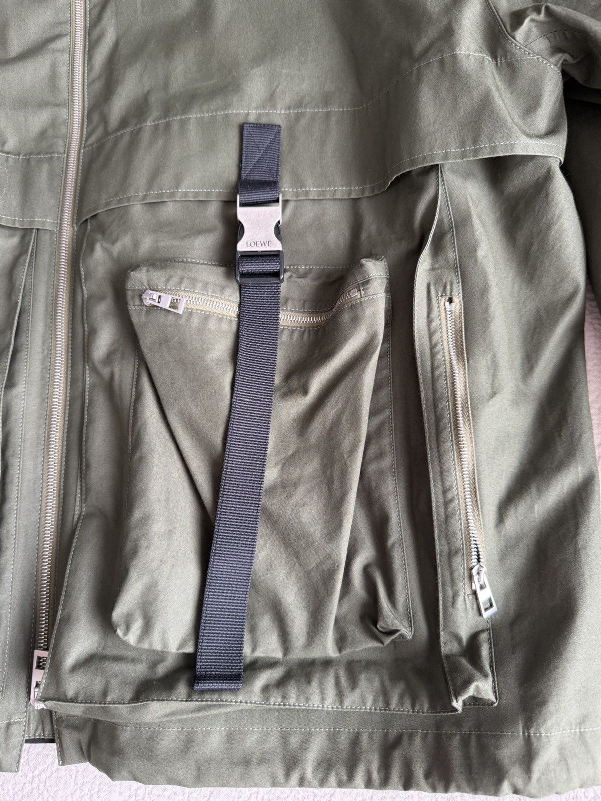 Loewe Loewe Adjustable-Buckled Padded-Liner Cotton Jacket Size US M / EU 48-50 / 2 - 4 Thumbnail