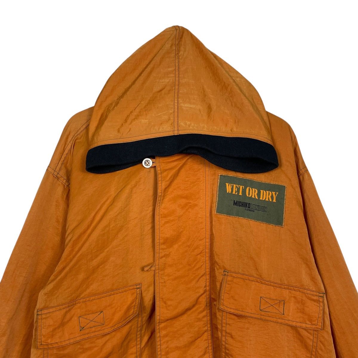 Michiko Koshino Michiko Koshino London Hooded Nylon Jacket Size US M / EU 48-50 / 2 - 2 Thumbnail