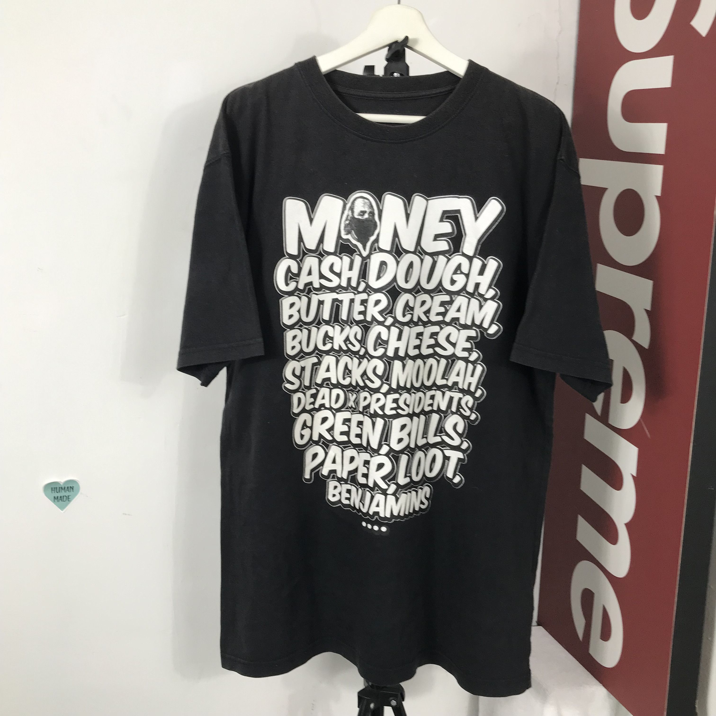 Rocawear Vintage Rocawear BENJAMIN ALL MONEY CASH Phototee Streetwear Size US XL / EU 56 / 4 - 1 Thumbnail