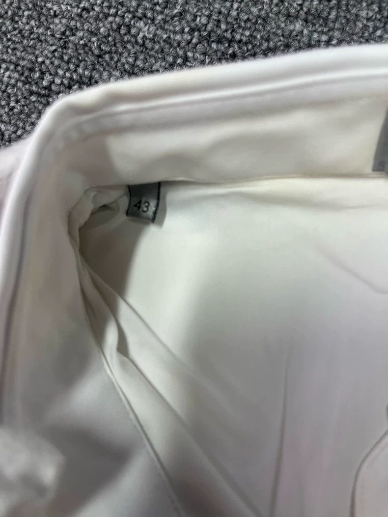 Dior Dior Size43 CD white long-sleeved shirt Size US XS / EU 42 / 0 - 4 Thumbnail
