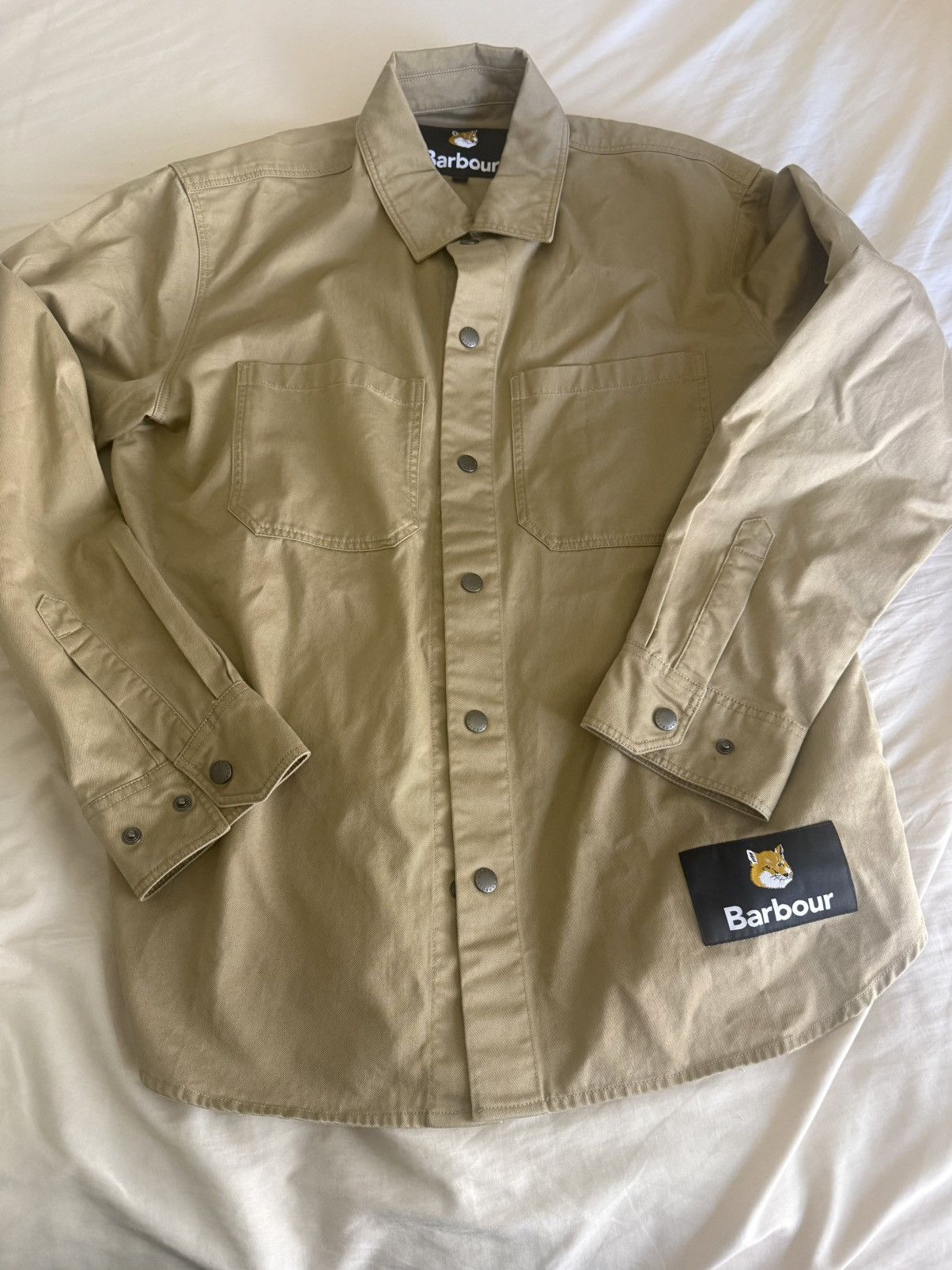 Barbour Barbour x Maison Kitsune Overshirt Size US L / EU 52-54 / 3 - 1 Thumbnail