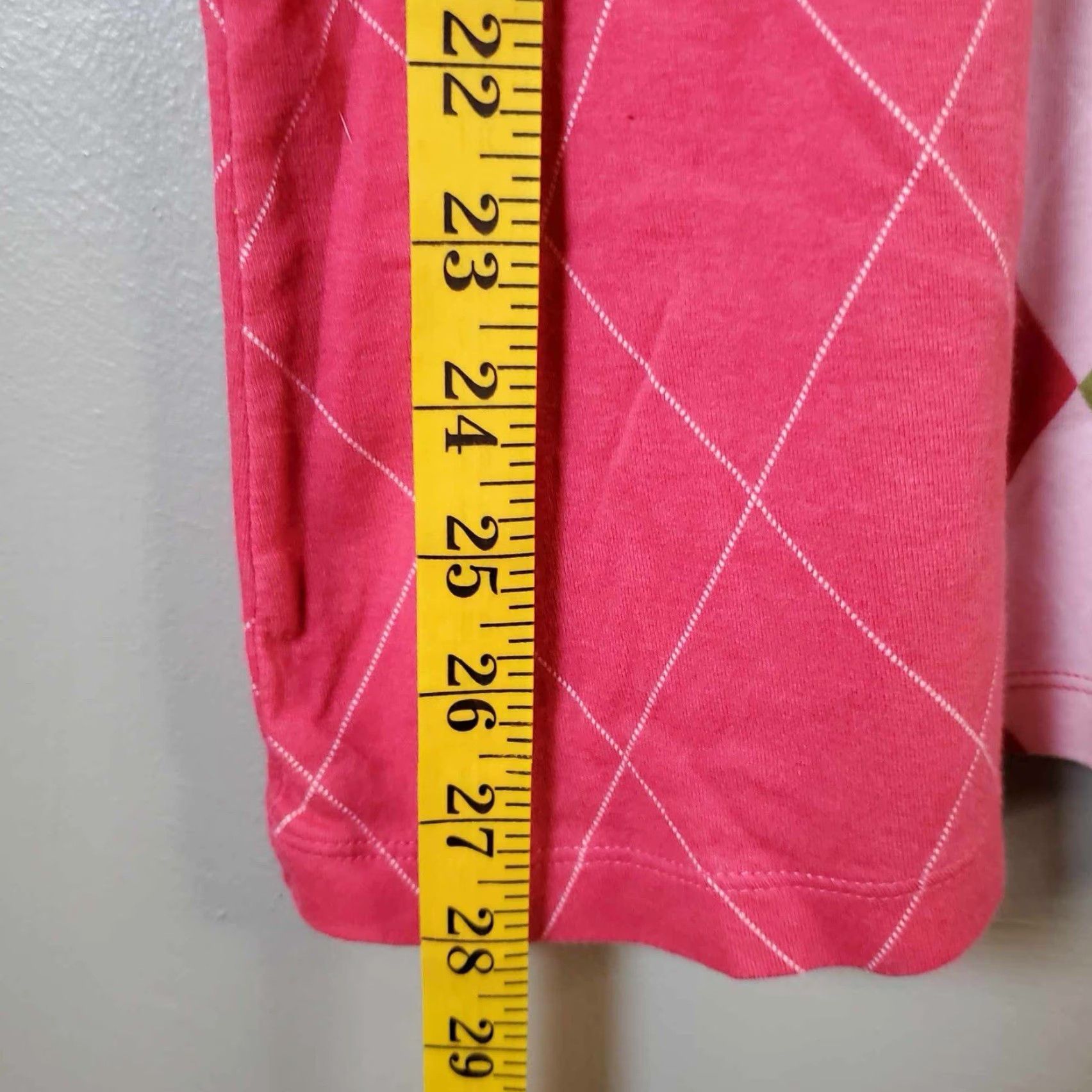 Old Navy Old Navy Womens Argyle Print Polo Shirt 2XL Polo Golf 6 Button XXL Multicolor Women Size XXL / US 16-18 / IT 52-54 - 4 Thumbnail
