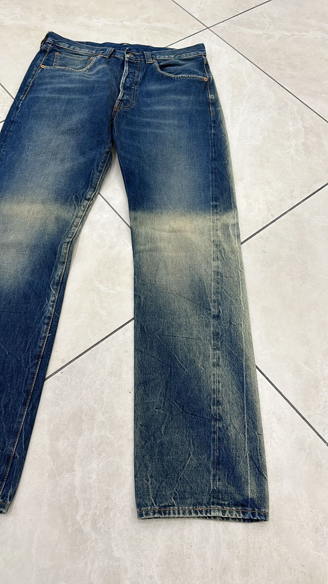 Levi's Vintage Clothing LVC Levi's Vintage Clothing 1947 501XX BigE Selvedge Jeans Size US 32 / EU 48 - 4 Thumbnail