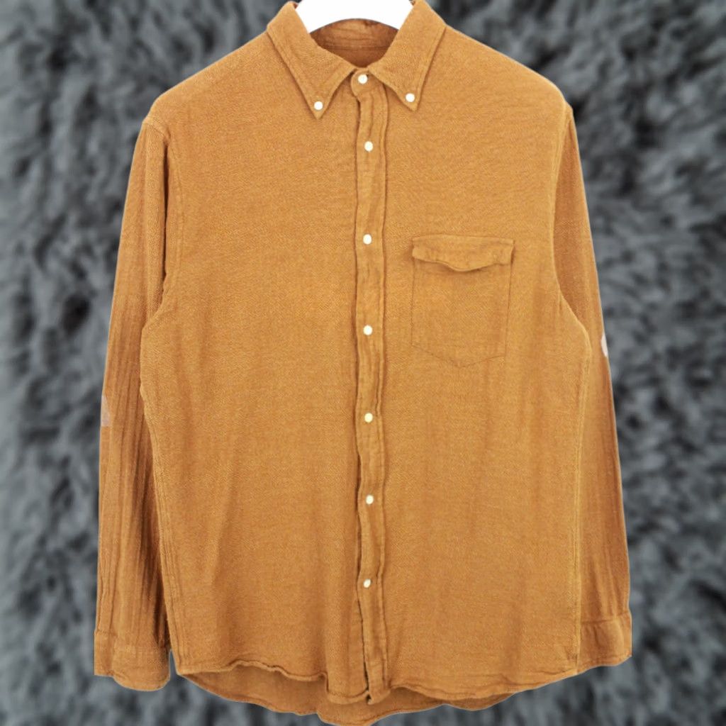 Gant GANT Rugger Shirt Men's Large Flannel Button-Up Brown Pattern Size US L / EU 52-54 / 3 - 1 Thumbnail