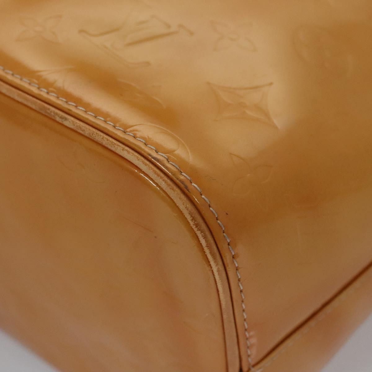 Louis Vuitton LOUIS VUITTON Monogram Vernis Houston Hand Bag Beige M91004 Size ONE SIZE - 14 Thumbnail