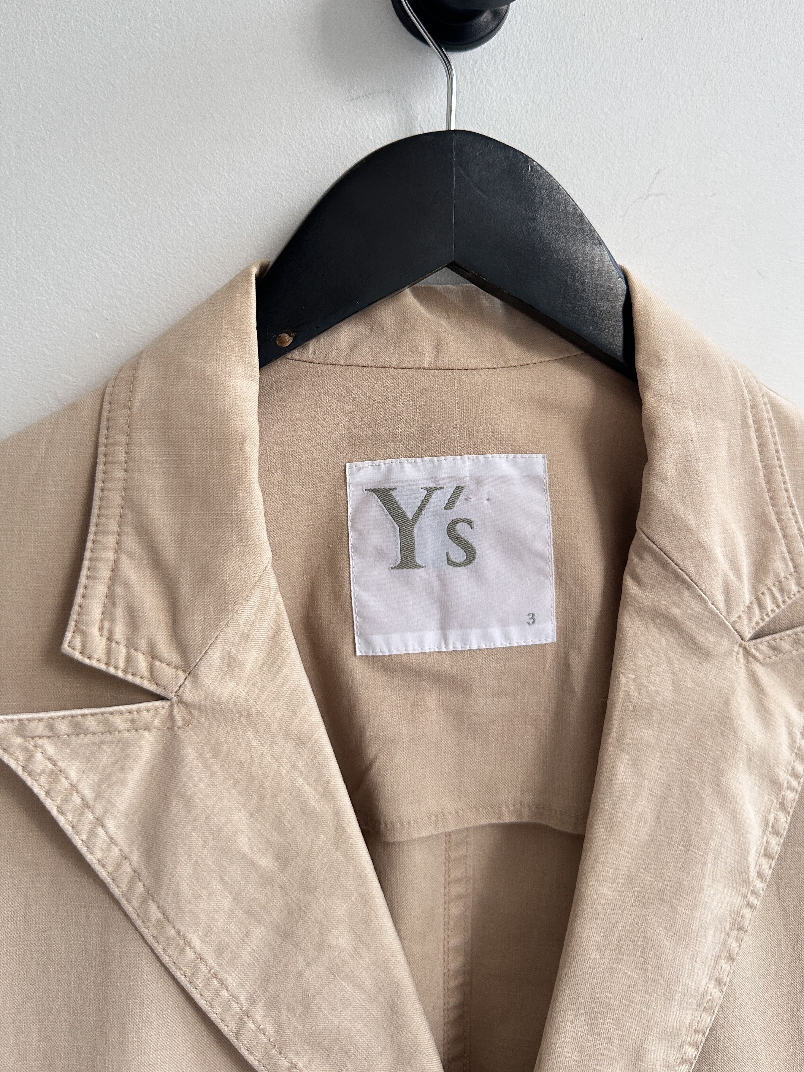 Yohji Yamamoto Y\'s Beige Blazer Jacket main image 6