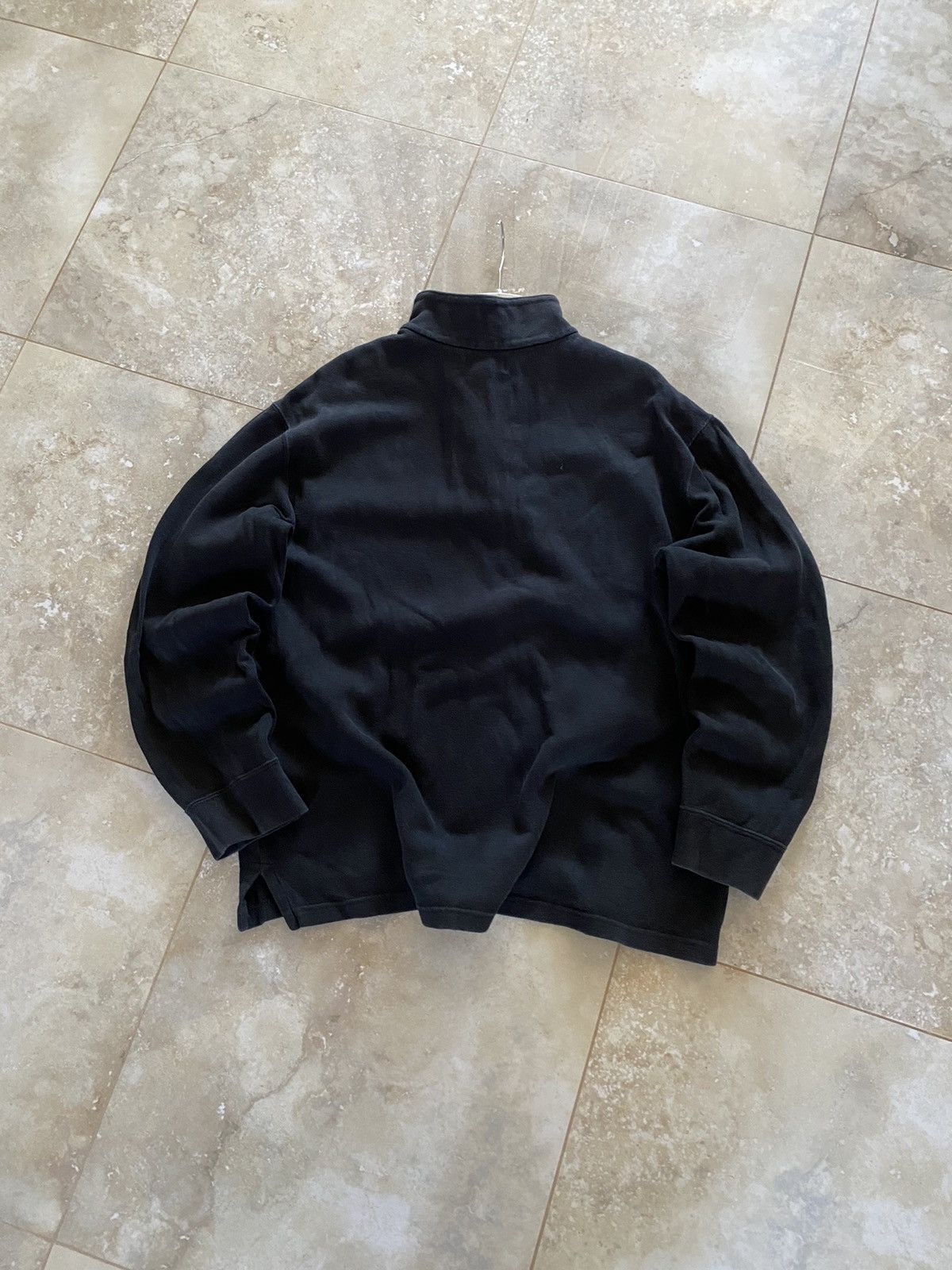 Polo Ralph Lauren Vintage Polo Ralph Lauren Zip Sweatshirt Chief Keef Black XL Size US XL / EU 56 / 4 - 6 Thumbnail