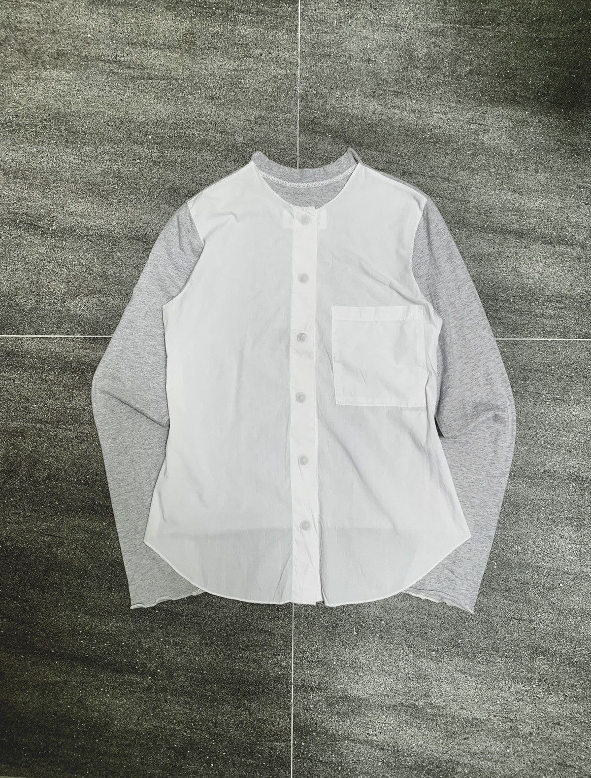 Maison Margiela 2000s MM6 Hybrid Longsleeve Shirt Size M / US 6-8 / IT 42-44 - 1 Thumbnail